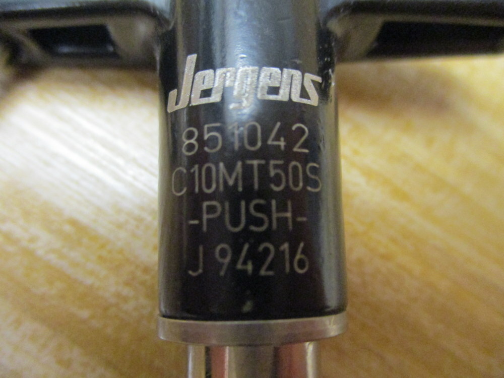 Jergens 851042 T-Handle Pin C10MT50S (Pack of 2)