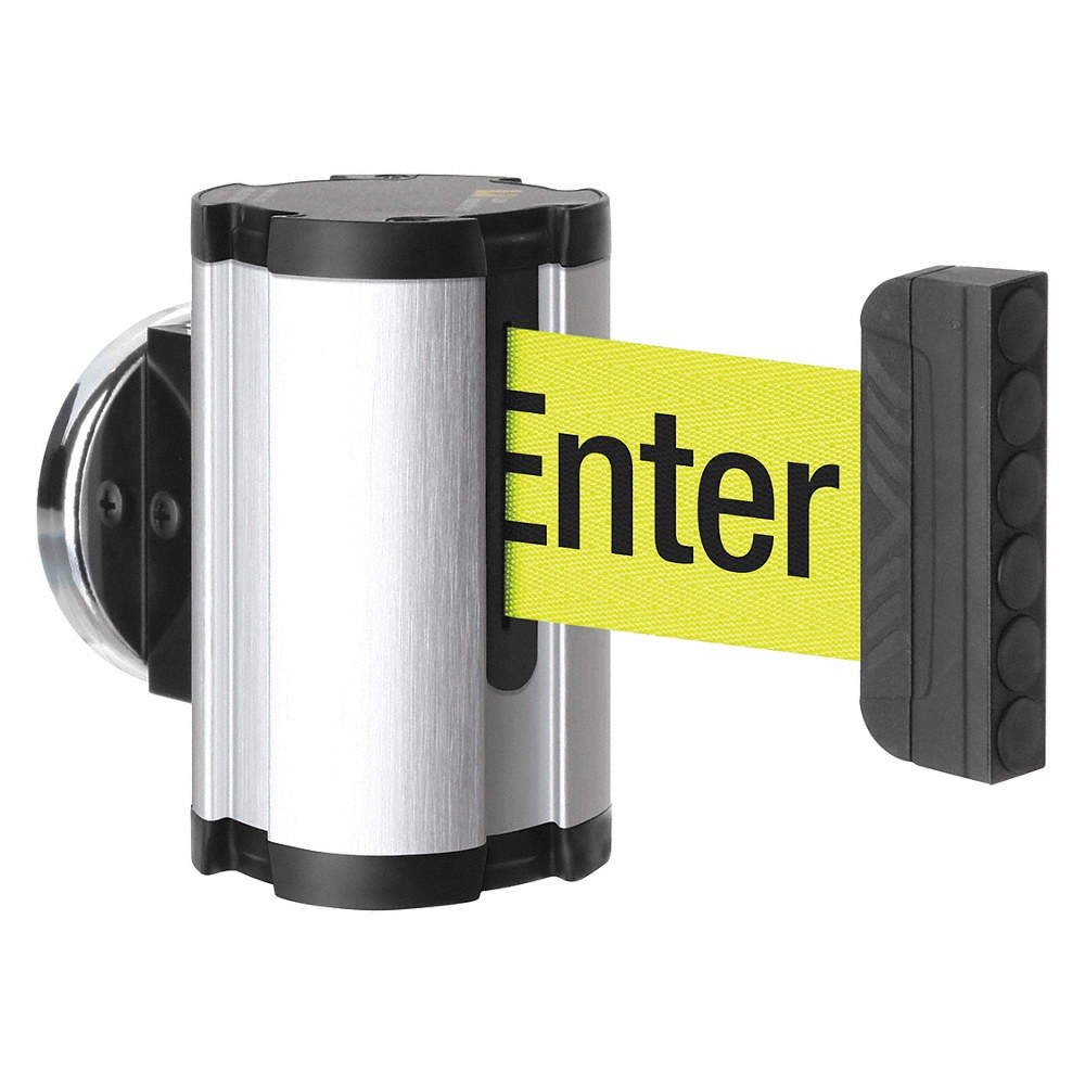 LAVI 50-3010MG/SA/FY/S6 Retractable Belt Barrier,Brushed Nickel 52YY30