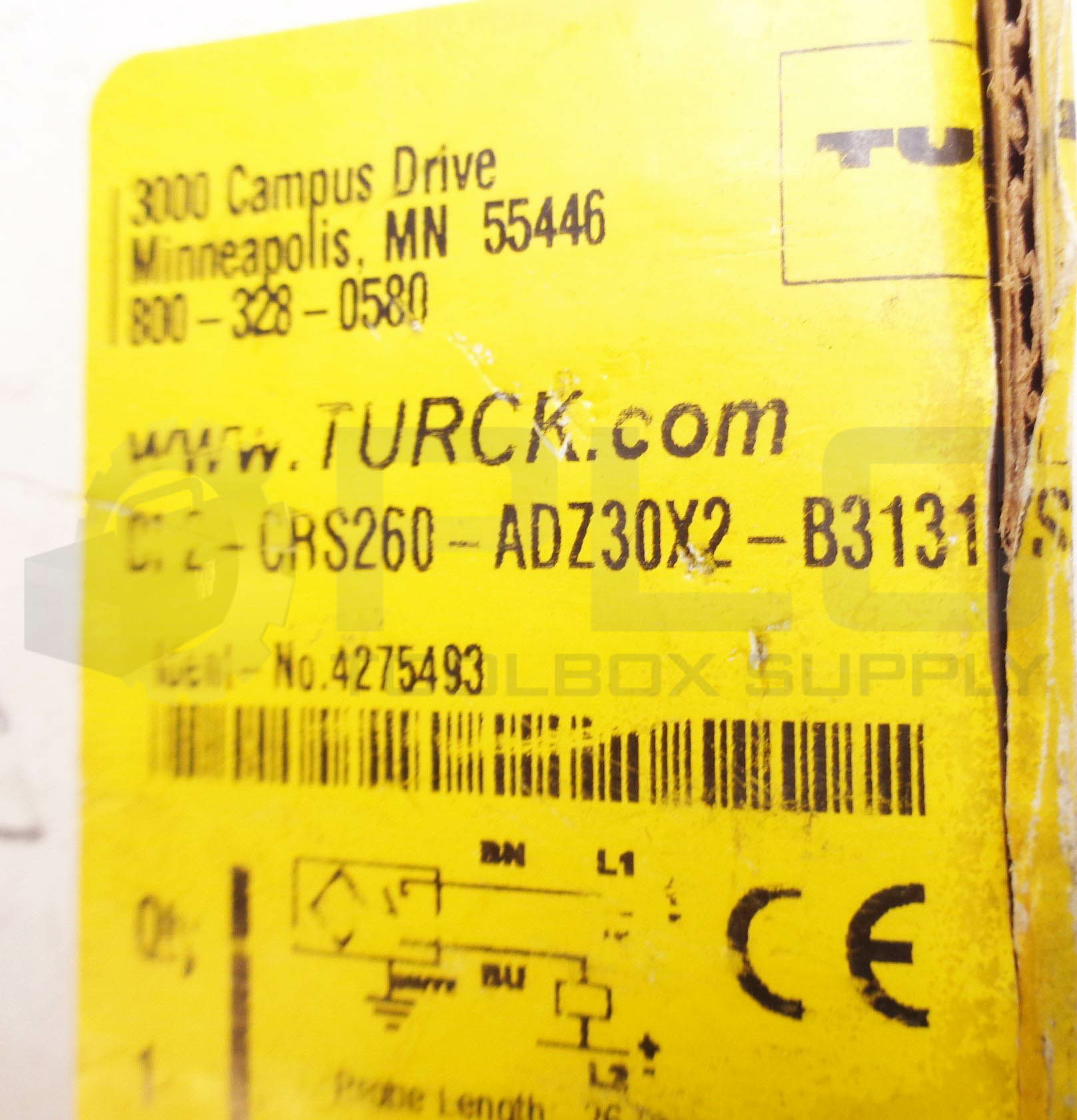 LOT OF 2 NEW TURCK BI2-CRS260-ADZ30X2-B3131/S34 PROXIMITY SWITCH 4275493