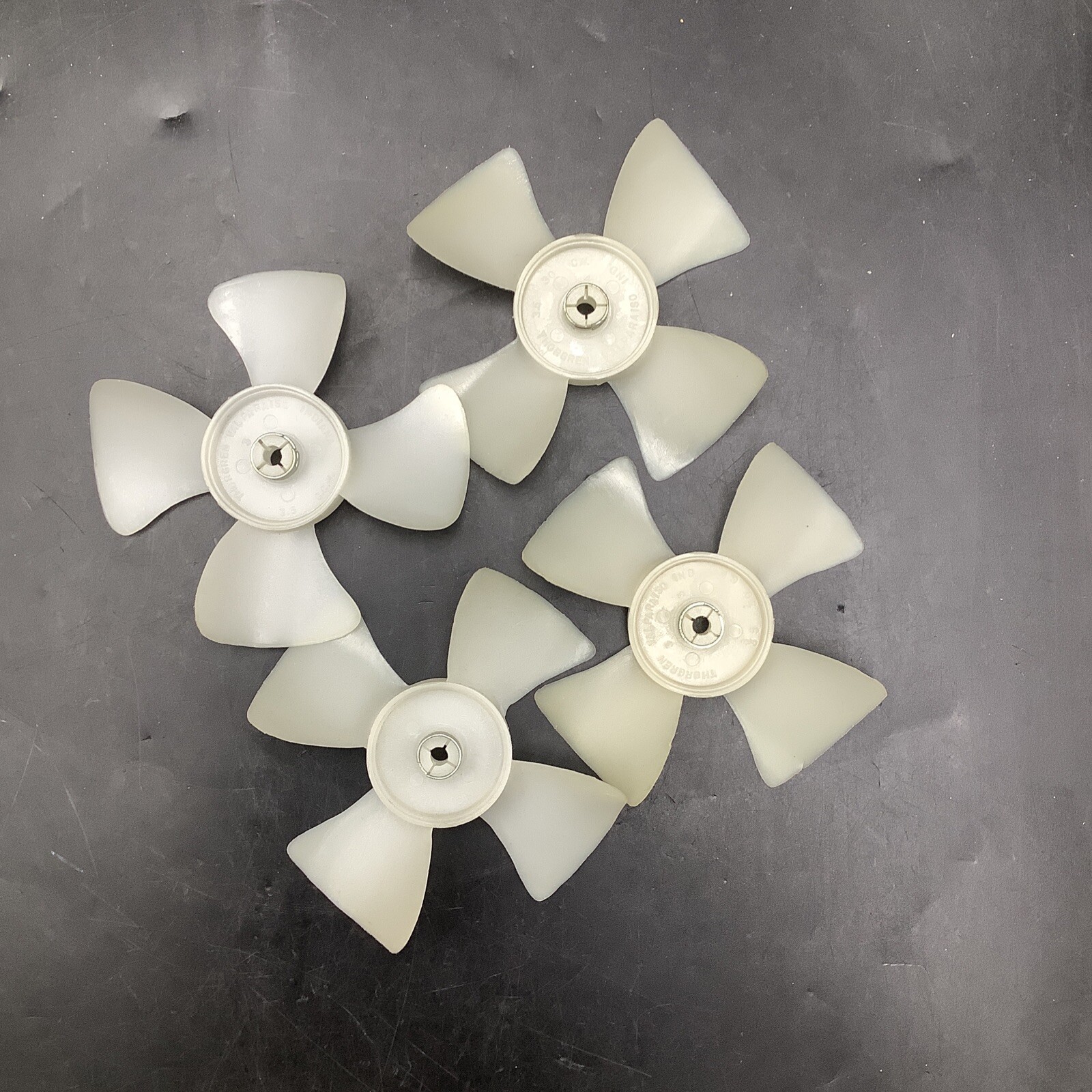 Lot of 4 Gemline Blower Fan 4 Blade FB350 3.5″ Dia CW .1875″ Bore D121