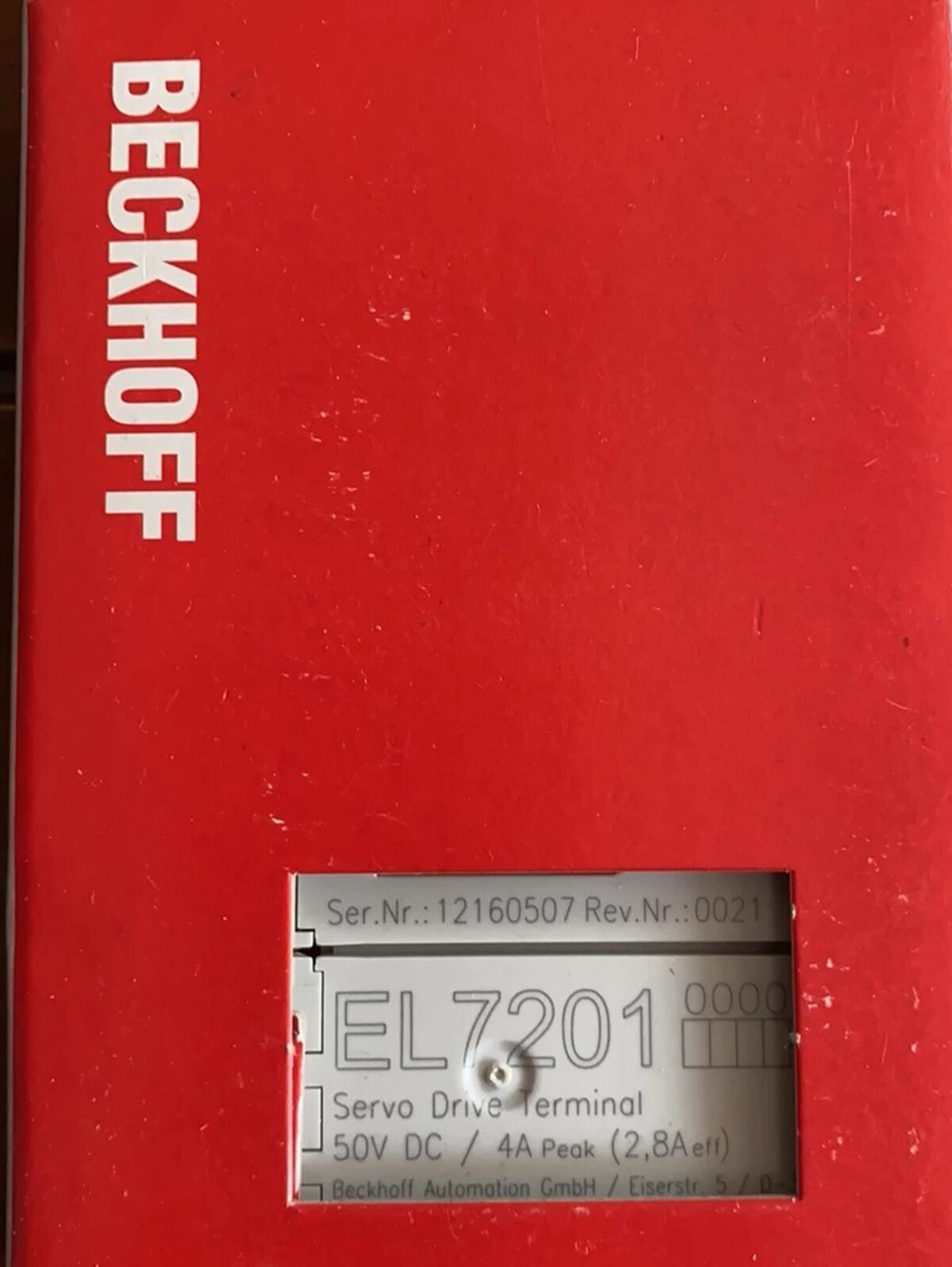 NEW Beckhoff EL7201 PLC Module EL7201