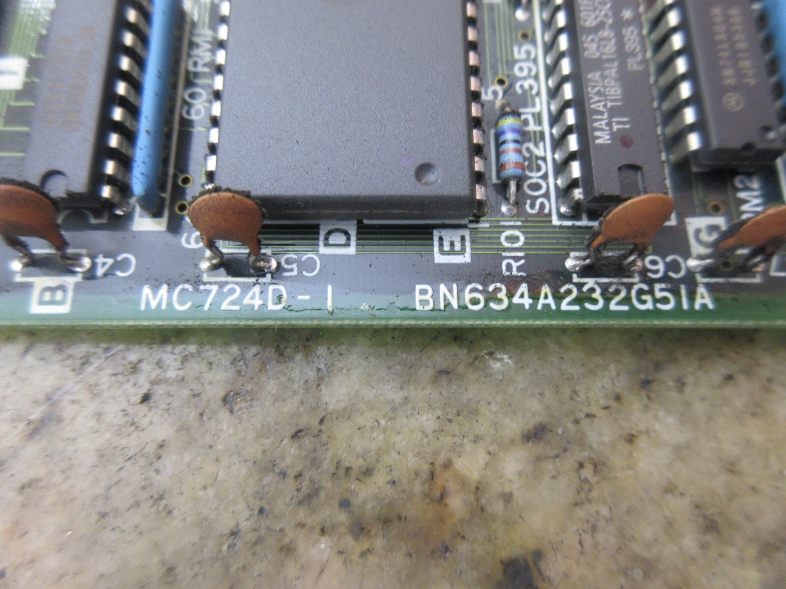 MITSUBISHI CIRCUIT BOARD MC724D-1 BN634A232G51A