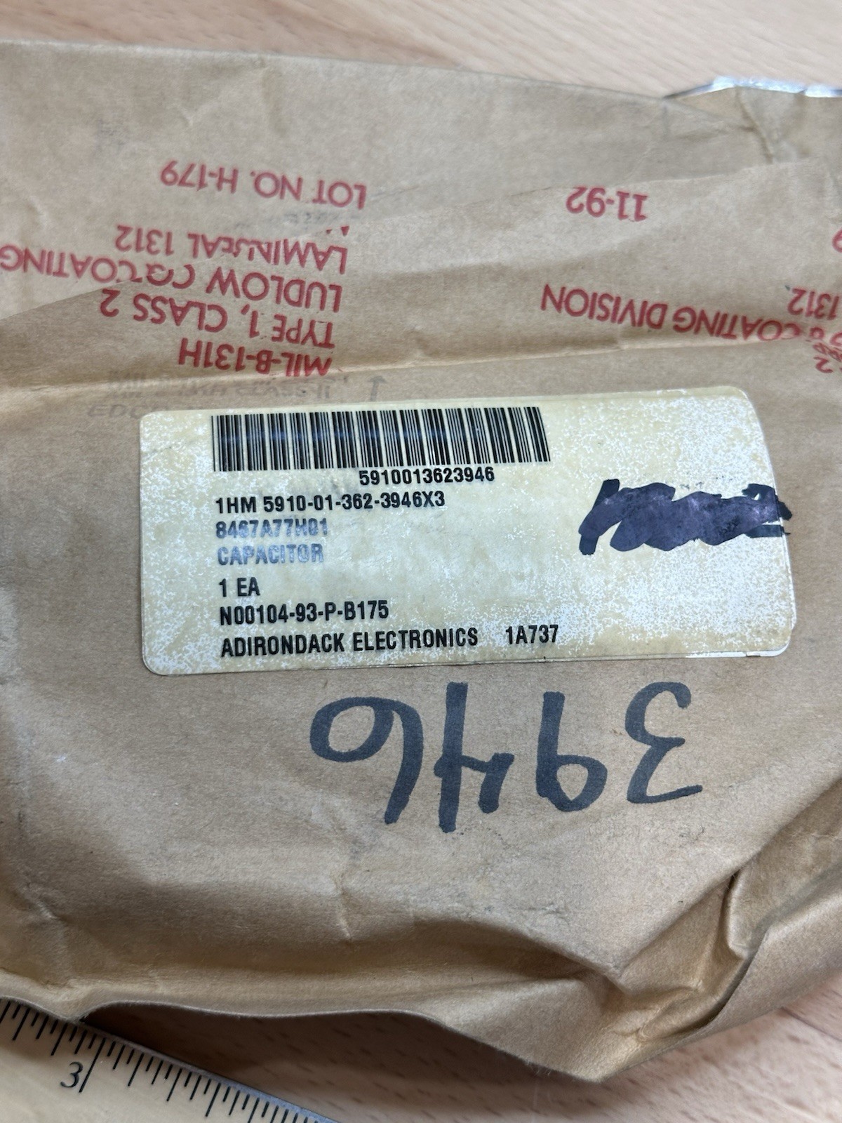 CDE CDM FIXED CAPACITOR HR101X114U016CF2B, 110,000 SCREW IN ADIRONDACK