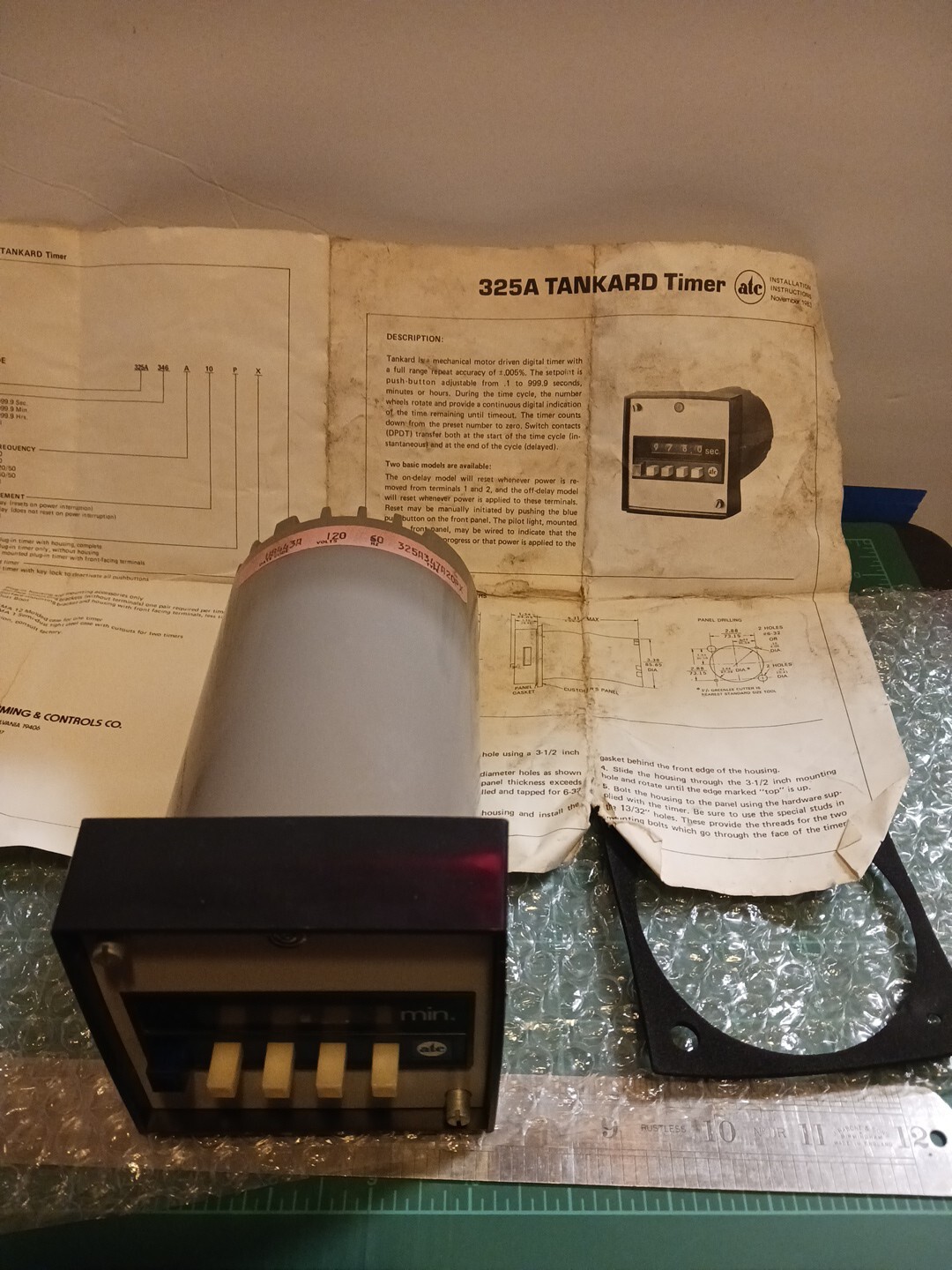 ATC 325A Tankard Timer 325A347A20PX 1-999.9 Seconds minutes & Hours