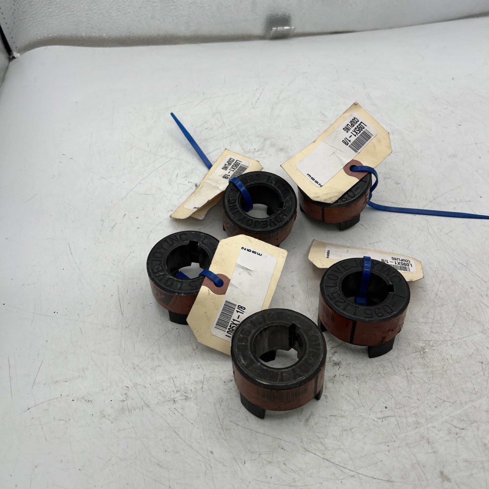 Lot Of 5 LOVEJOY 1.125″ BORE JAW COUPLINGS L-095 See Pics 30 Day Warranty