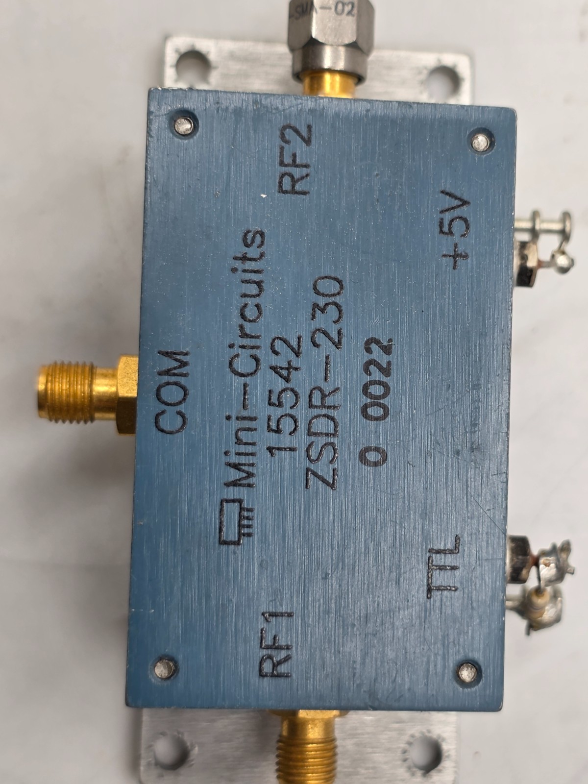 COM MINI-CIRCUITS 15542, ZSDR-230 10-3000MHz SMA RF Coaxial Microwave Switch