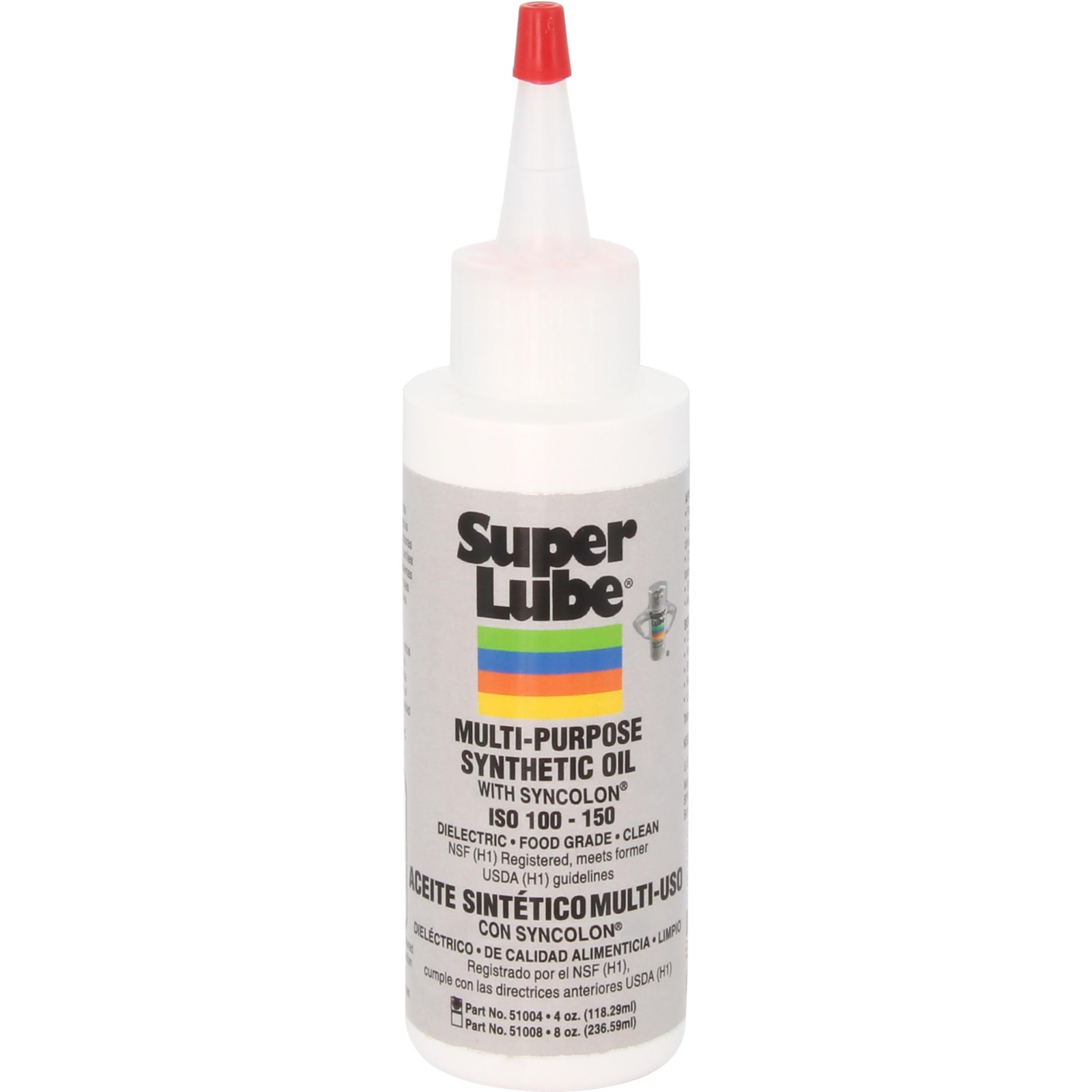 51004 Synthetic Oil with PTFE, High Viscosity, 4 oz Bottle,Translucent white(…