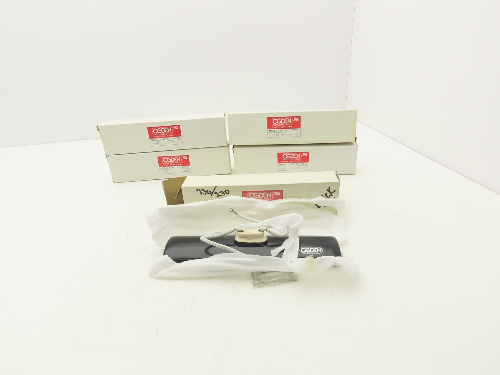 Ogden A-1-650 Ceramic Infrared Radiant Heater 650W 220/230V Lot of 5