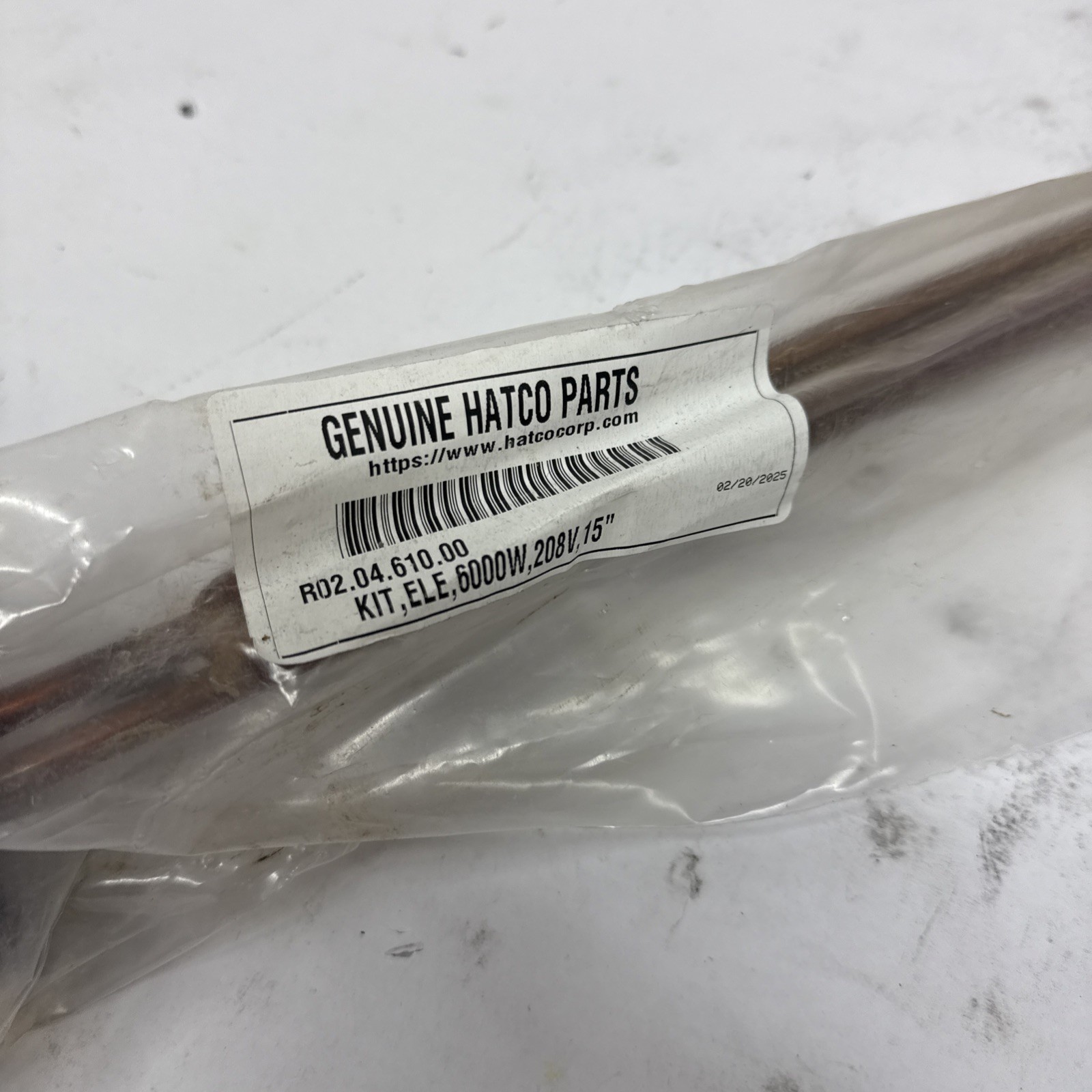 Hatco R02.04.610.00 Element 6000w 208v 15in