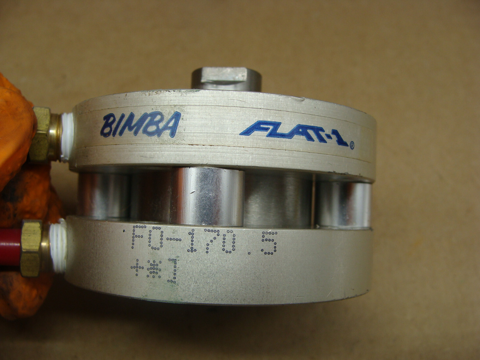 BIMBA FLAT-1 FO-170.5 STAINLESS STEEL PNEUMATIC CYLINDER