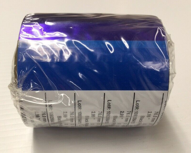 MacArthur MMAC076HM Black Wax Thermal Transfer Ribbon 76mm X 410M