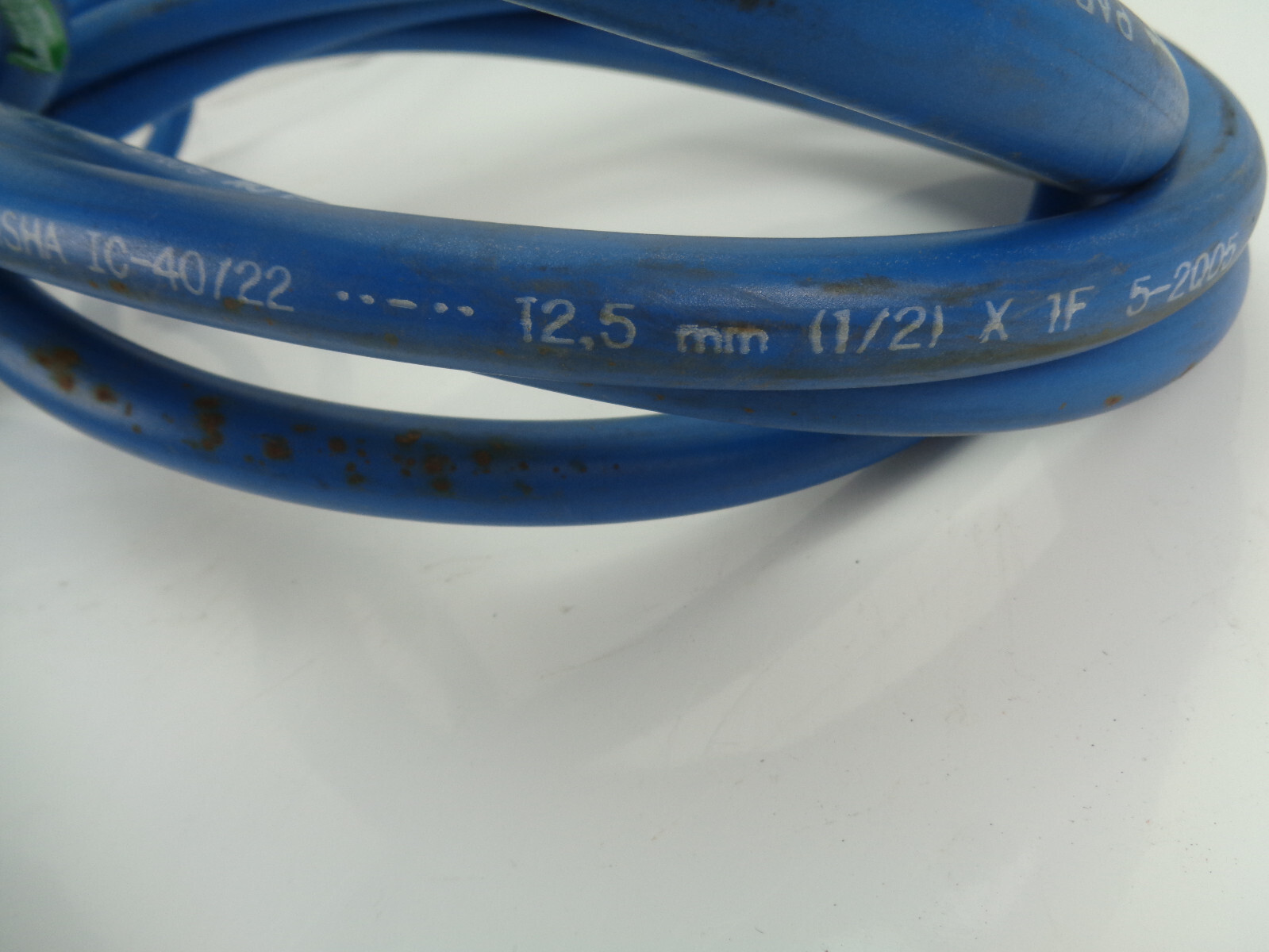 Lot of 2 Parker 1/2″ 801-8 250 PSI Hose Blue WP 1,7 MP Push-lok
