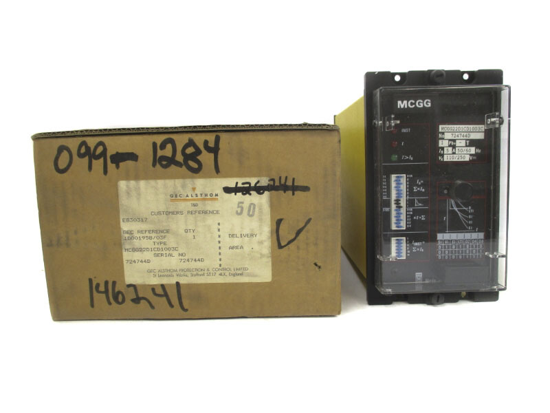 GEC ALSTHOM MCGG22D1CD1003C 110/250V 5A NSMP