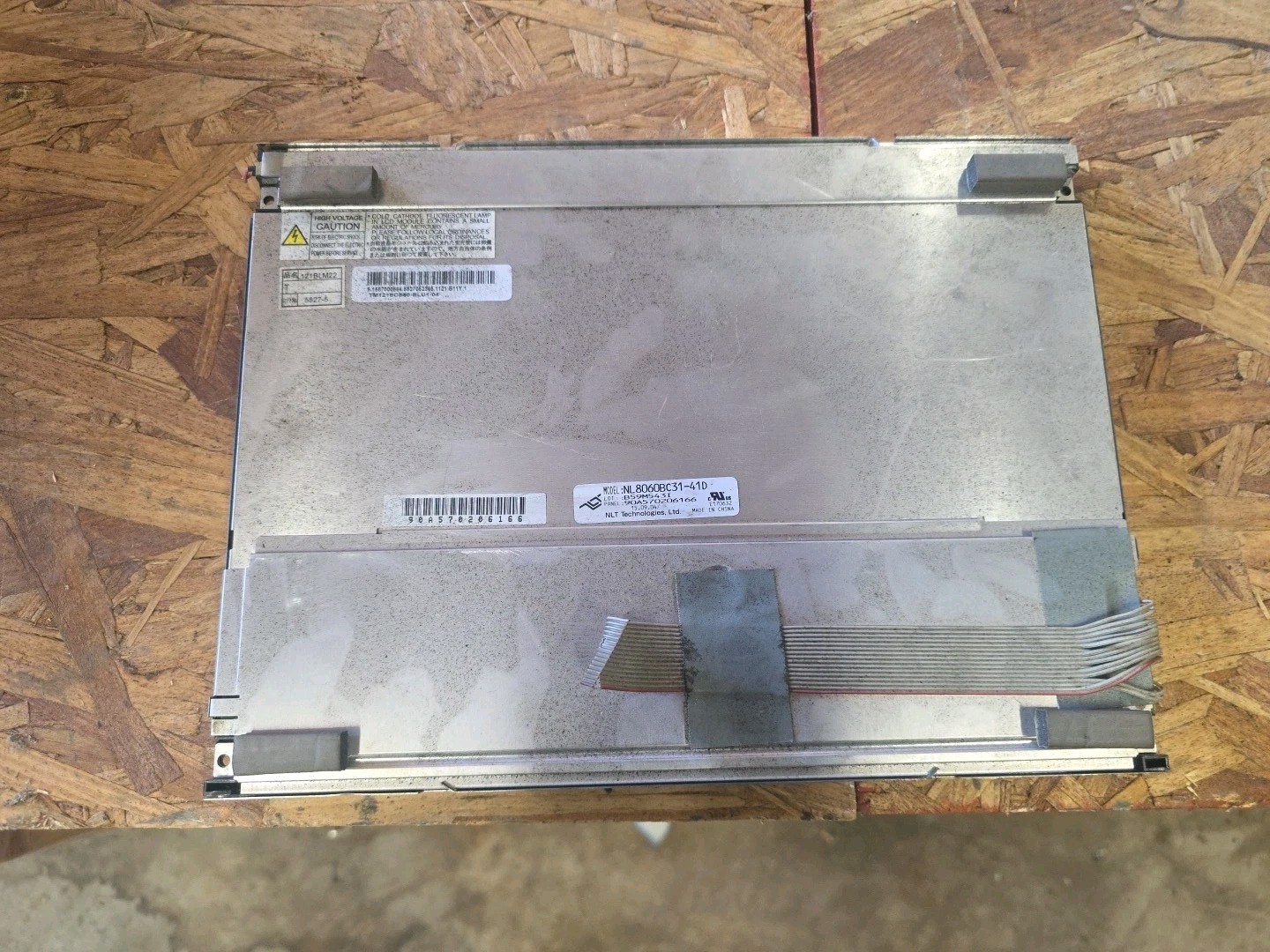 NLT/NEC Technologies Display Panel NL8060BC31-41D