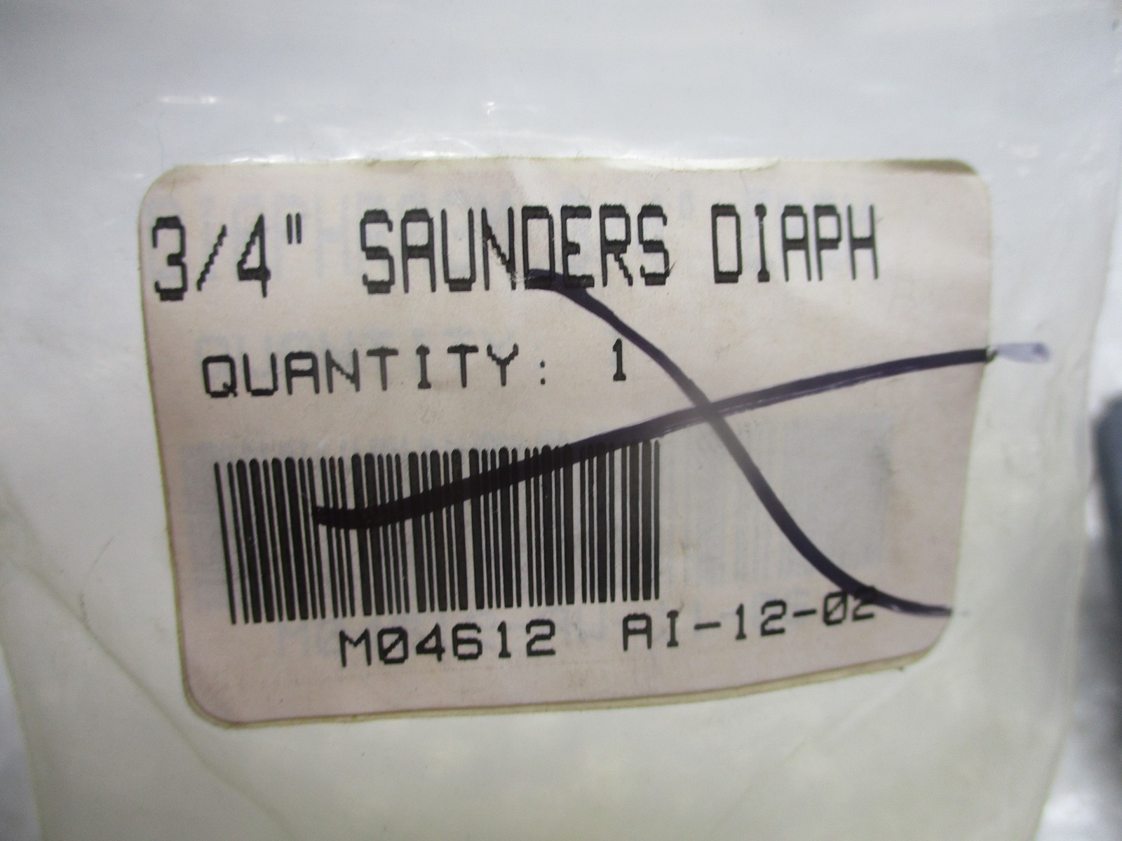 SAUNDERS M04612 3/4″ DIAPHRAGM NSNP