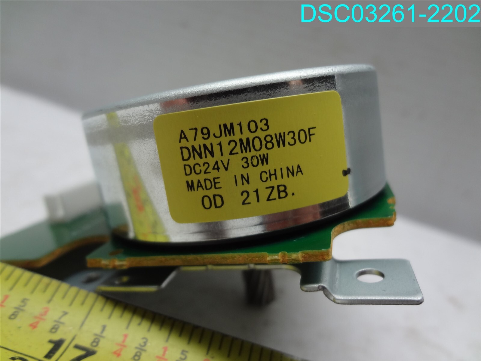 GF102 94V-0 Drum Motor A79JM103 DNN12M08W30F DC24V 30W