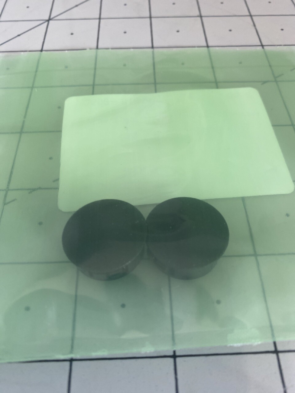 Applied Materials Plug Dome 0.812 Dia Hole Mat Finish Blk Nylon PN: 3580-01044