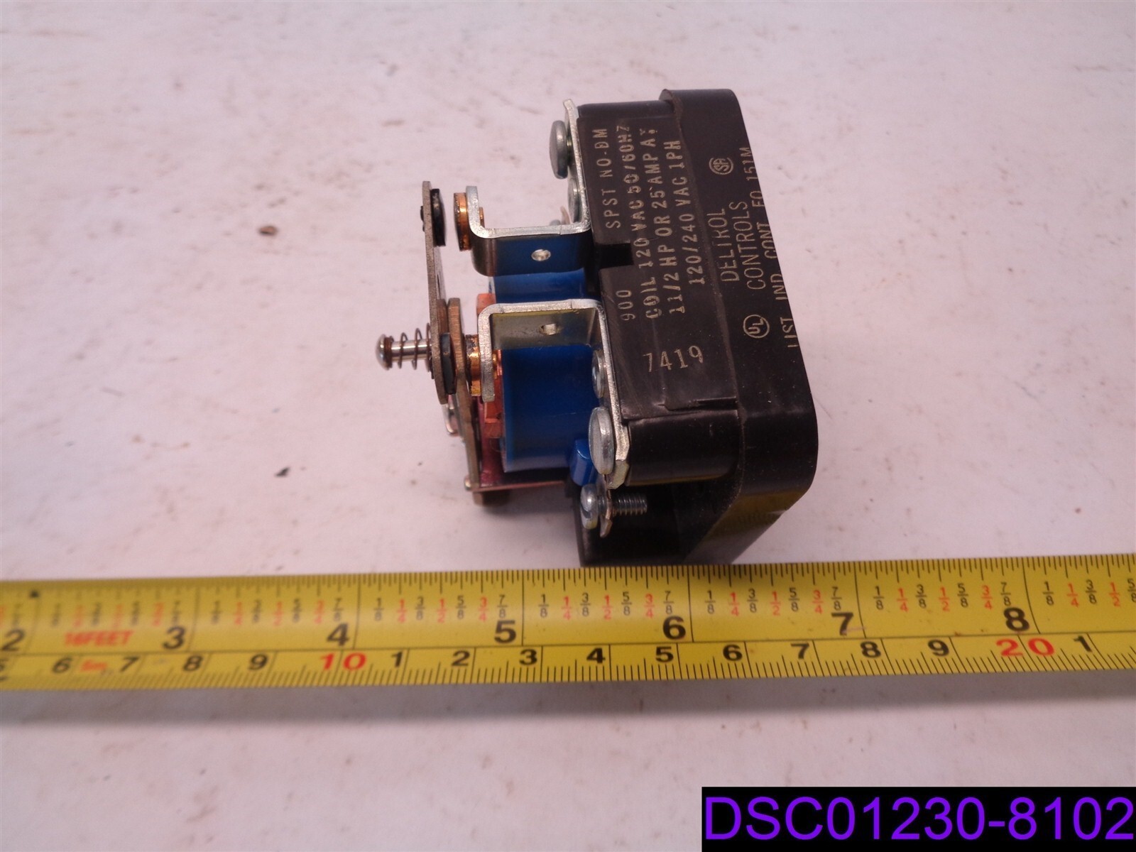 Deltrol Relay 120/240 VAC 1PH, 120 VAC 50/60 HZ, 20466-55