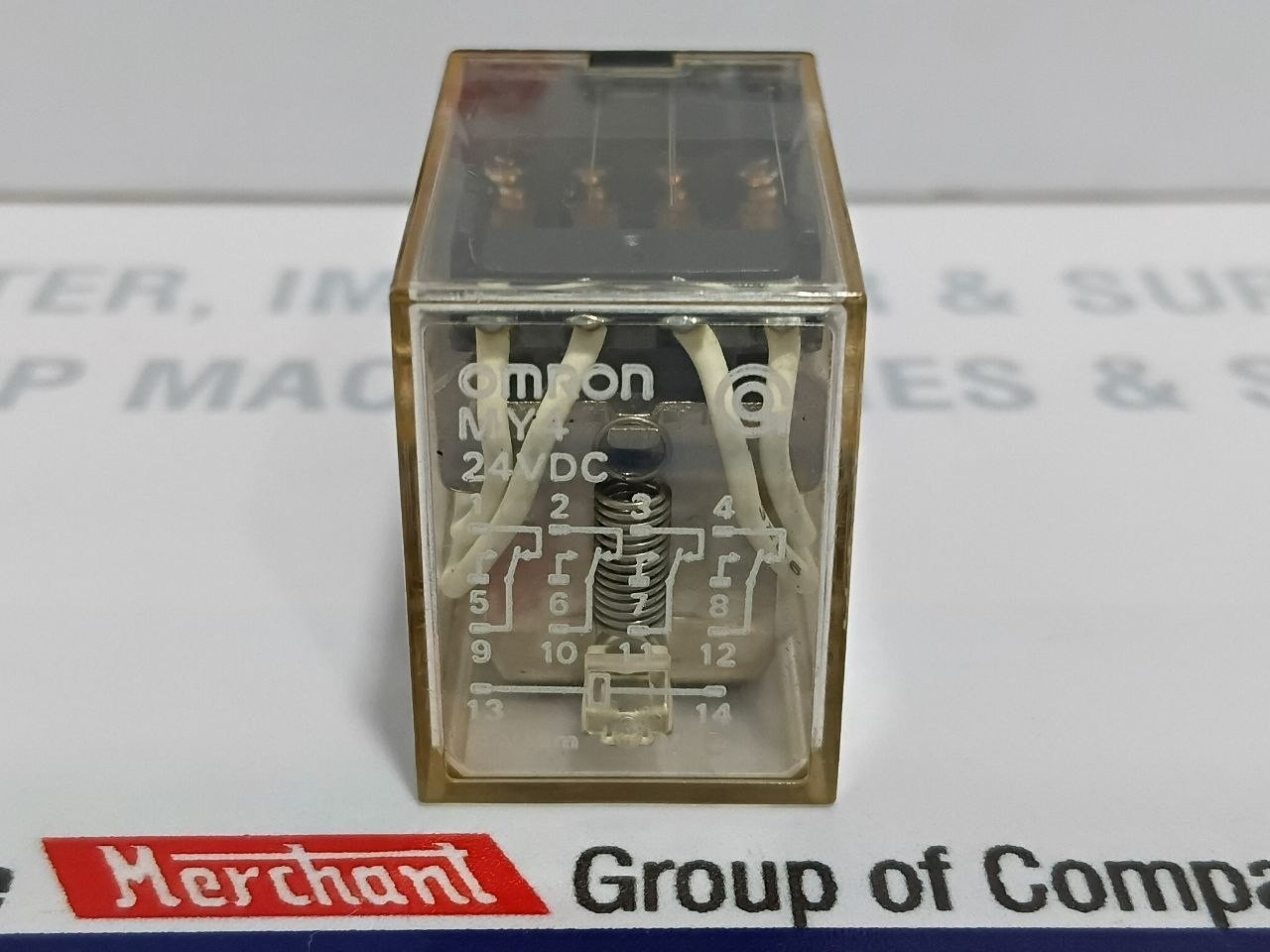 Omron MY4 24VDC Relay 5A 240 VAC 5A 28VDC (Unused New)