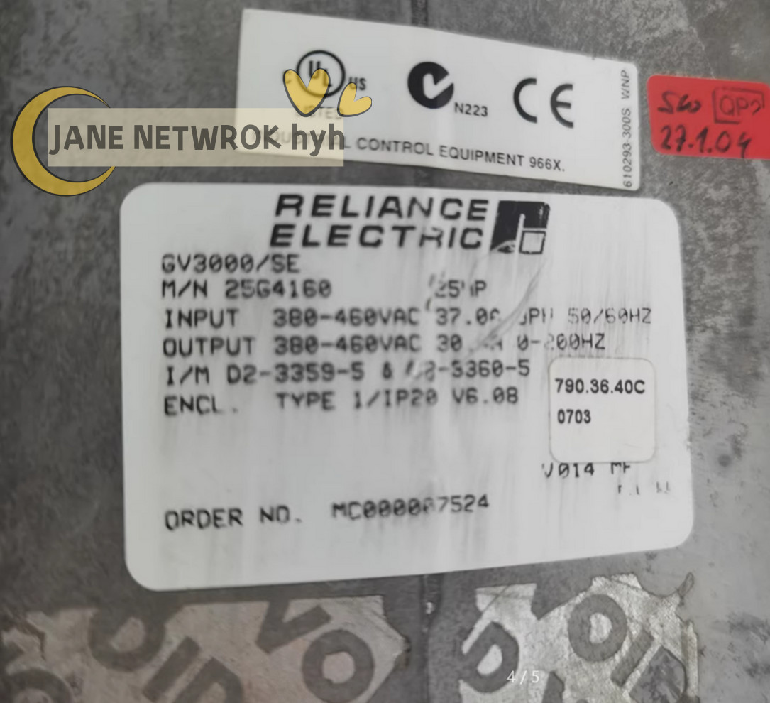 ✅🔥TEST OK 25G4160 GV3000/SE 25HP AC DRIVE GV3000SE 18.5KW DHL/Fedex 90 warranty