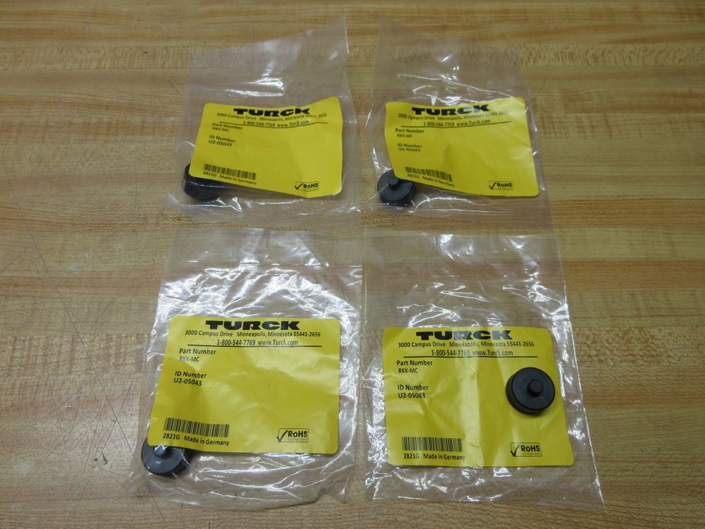 Turck RKK-MC Closure Cap U2-05043 (Pack of 4)