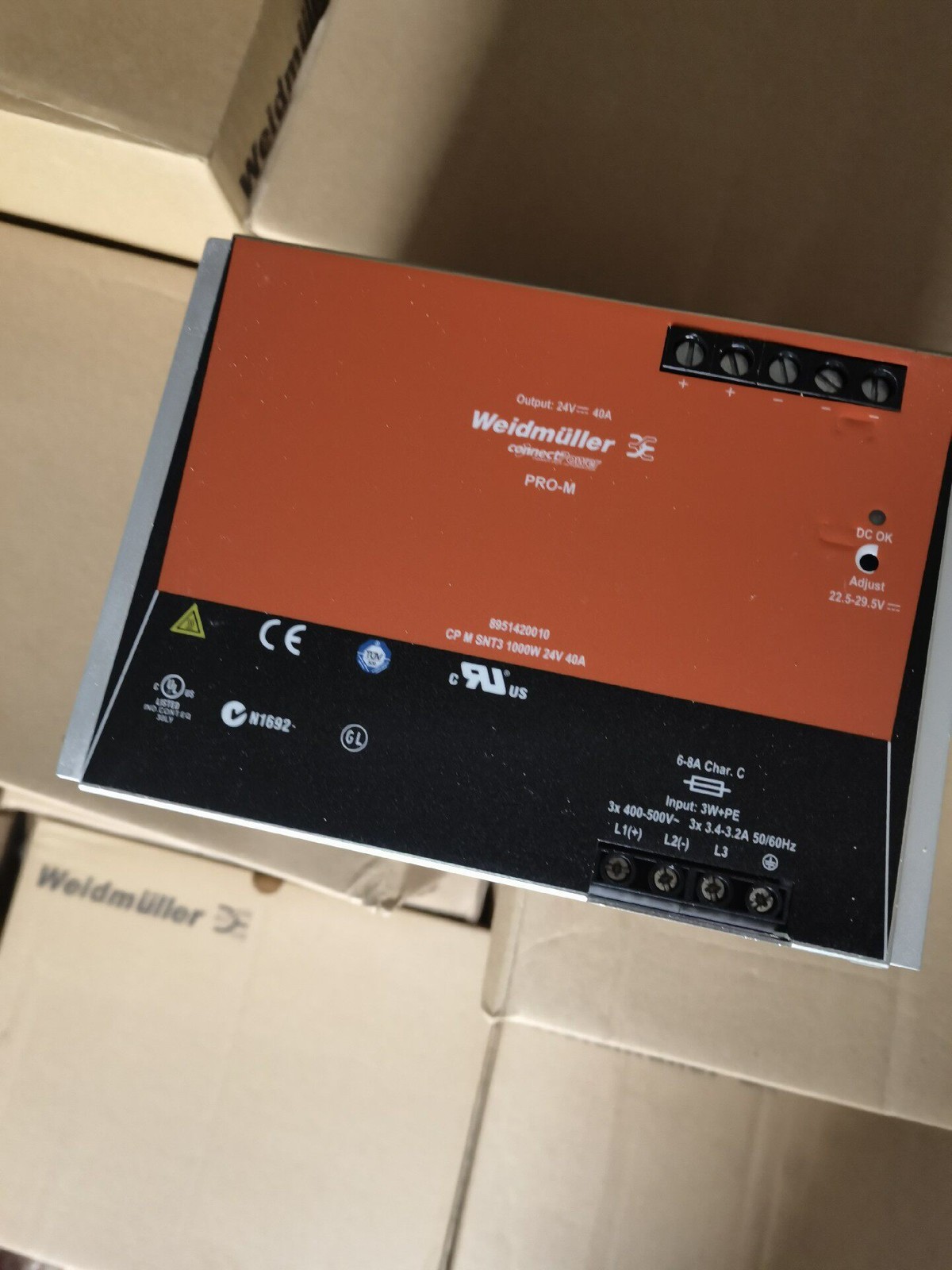 1PS New Weidmuller pro-m 8951420010 Power Supply 1000W 380V AD