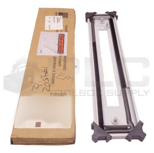 NEW RITTAL EL7705.035 CABLE END PLATE, LIGHT GRAY