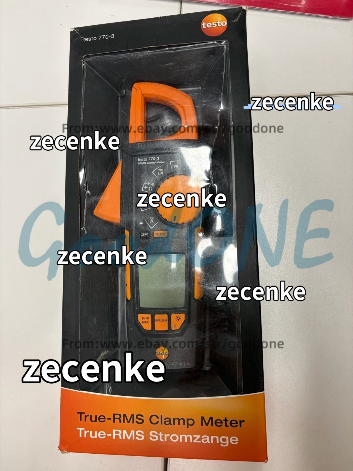 1PC New Testo 770-3 TRMS Clamp Meter 0590 7703 Digital Multimeter