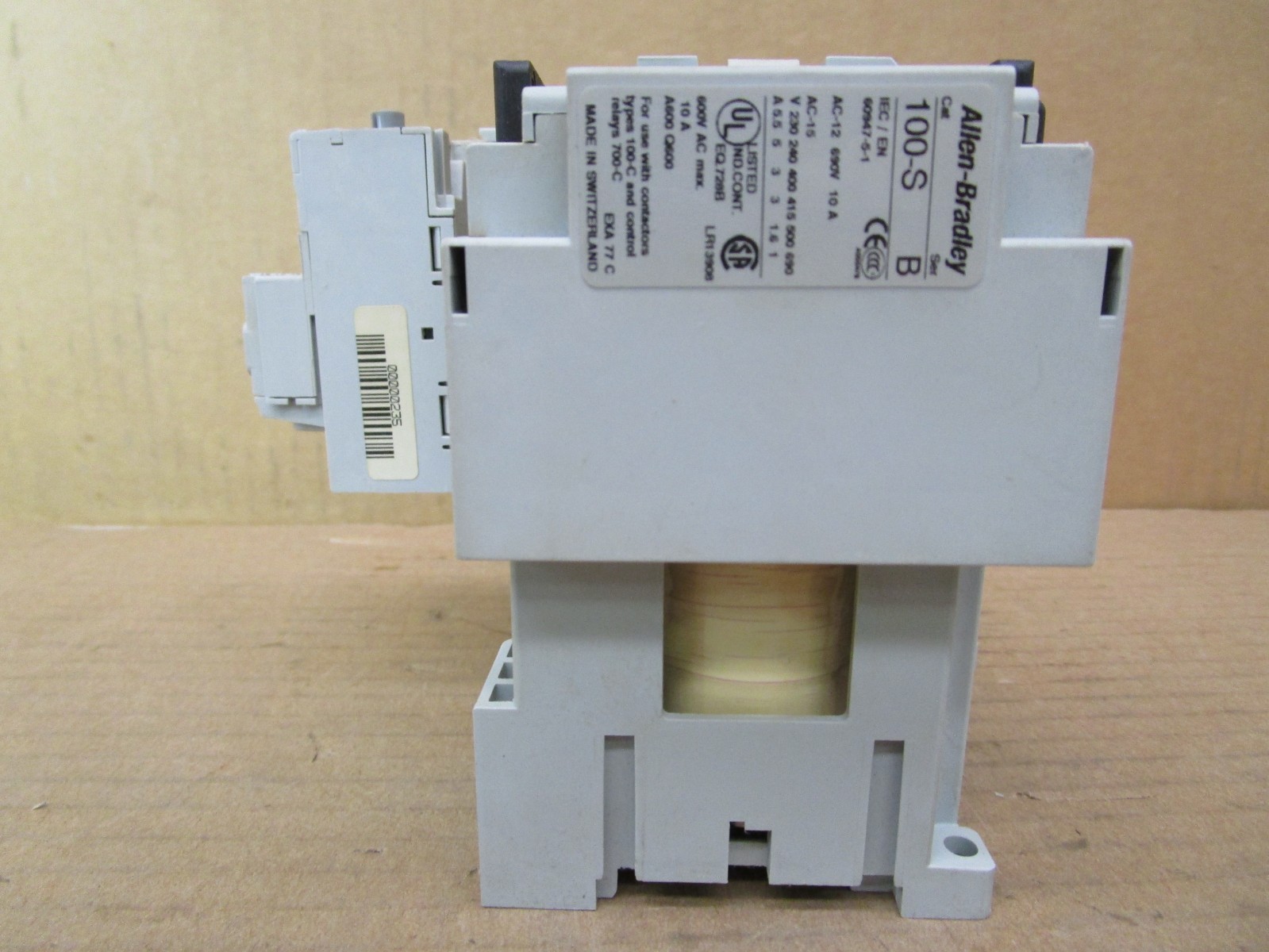 Allen-Bradley 104-C09DJ22 193-EA1DB SER B 1.0-2.9A Trip Class 10 100-S 52087HM