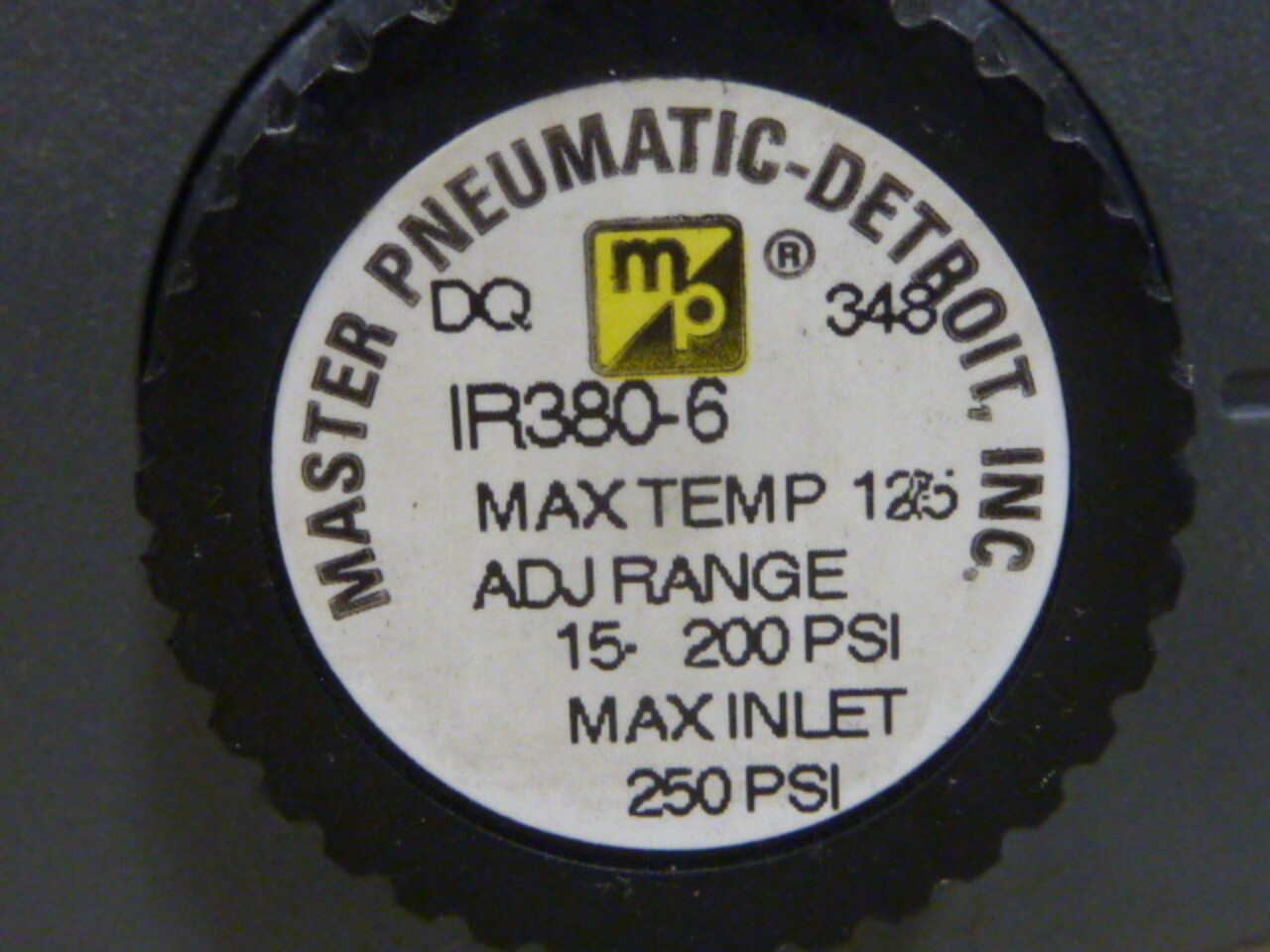 MASTER PNEUMATICS Filter w/ Regulator FD380-6 Used #67573