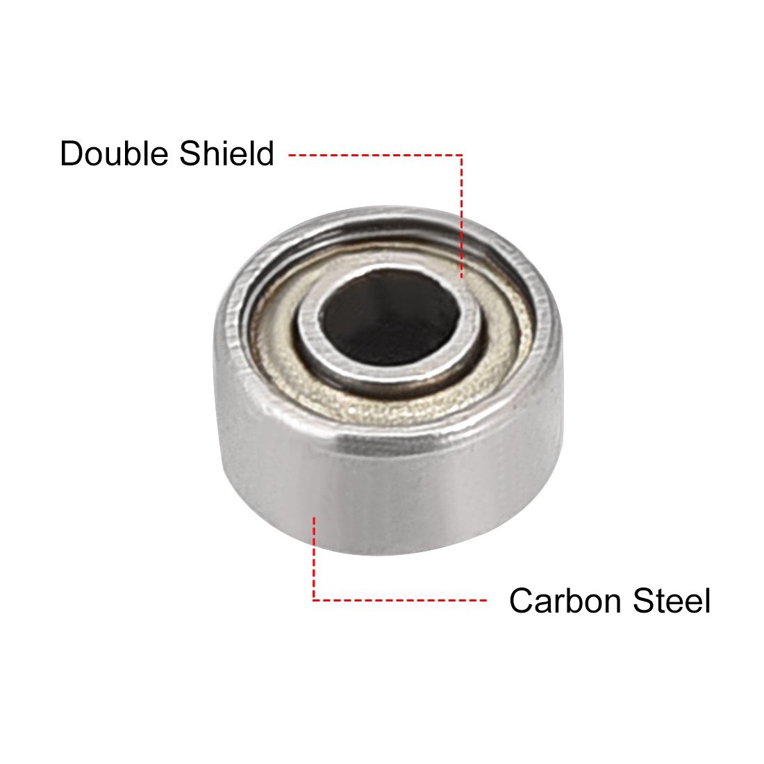 Deep Groove Ball Bearing Double Shield 693ZZ 3mm x 8mm x 4mm 2Z Bearing