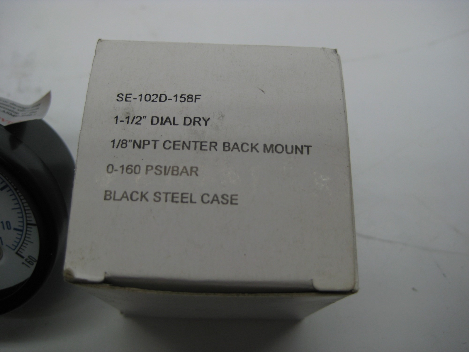 INDUSTRIAL SPARE SE-102D-158F GAUGE 0-160PSI NSMP