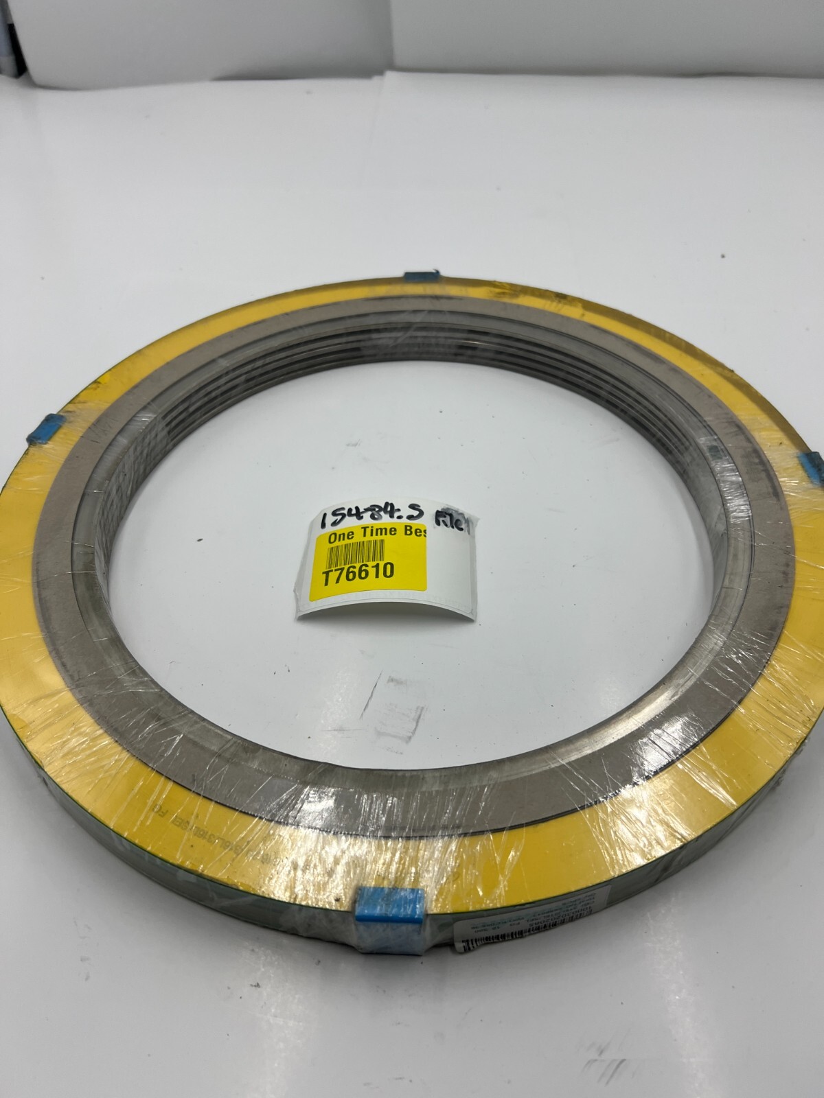(QTY 5) Flexitallic 100030202085 Spiral Wound Gasket 10″ 300 Yellow 316L/316L/FG