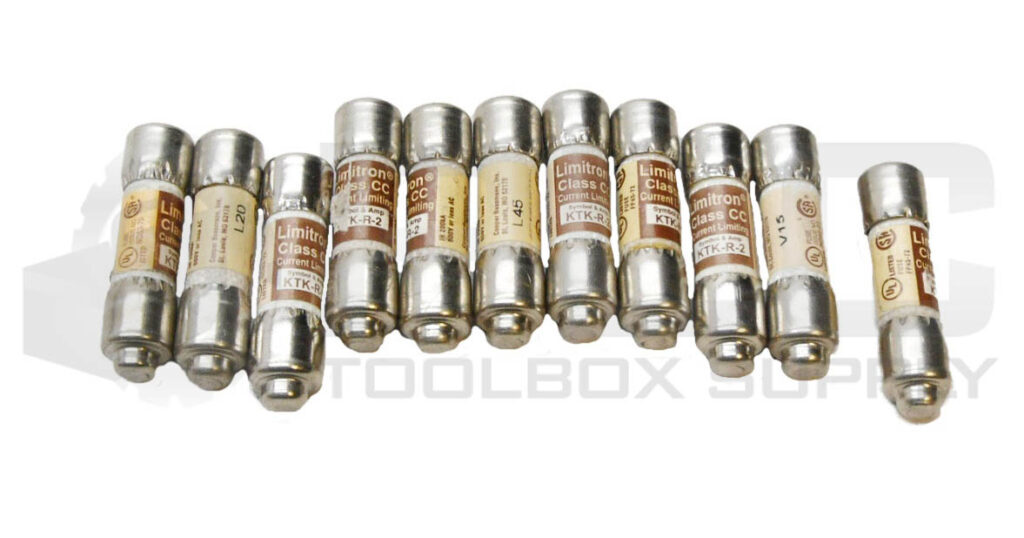 LOT OF 11 NEW BUSSMANN KTK-R-2 LIMITRON FUSE 2A 600VAC