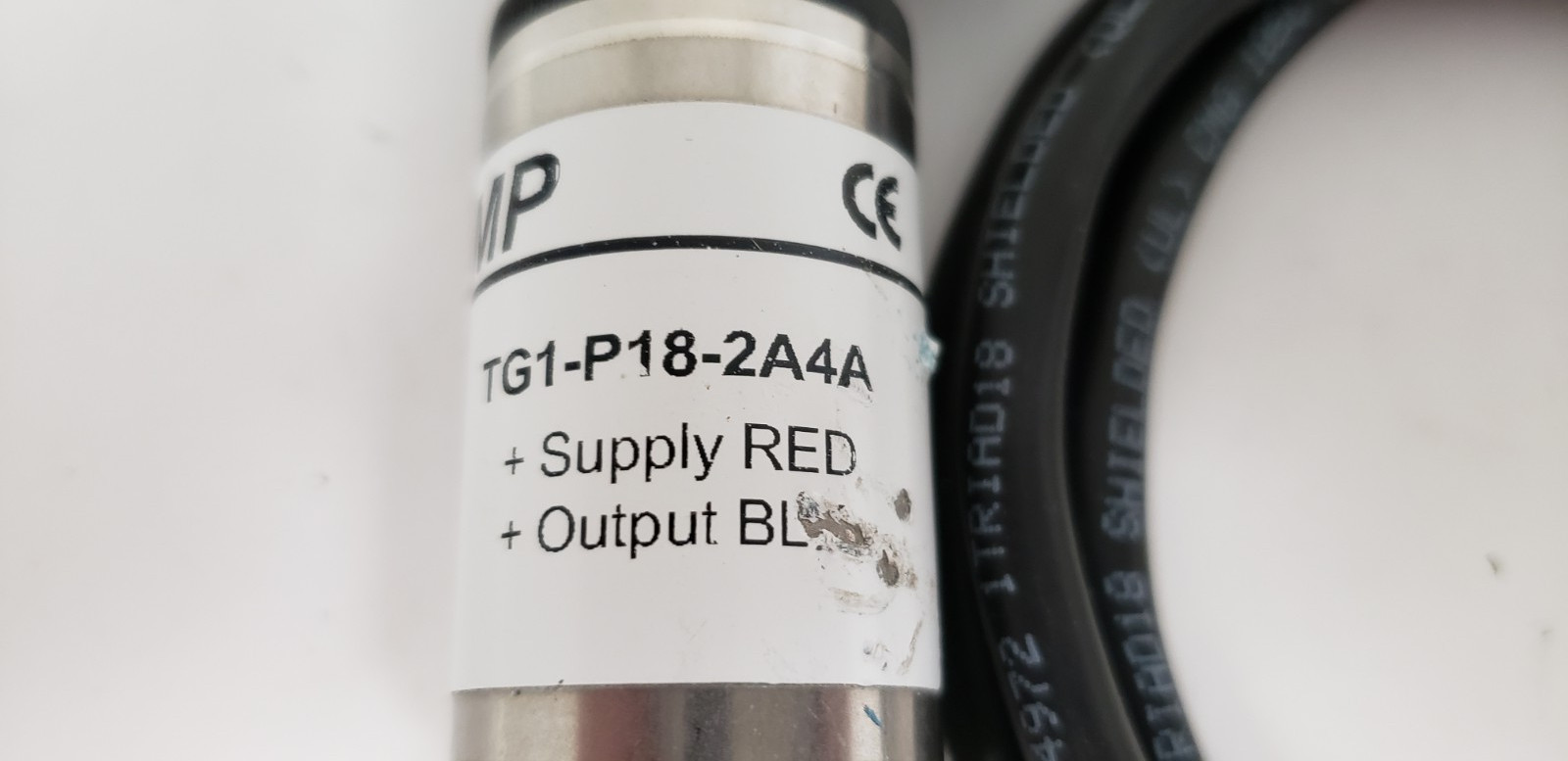 REOTEMP TG1-P18-2A4A PRESSURE TRANSMITTER, 0-100 PSI, 10-30VDC, 4-20mA, NNB