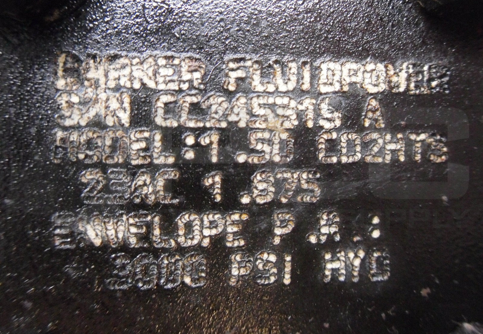 NEW PARKER FLUIDPOWER CC245319 A CYLINDER, 3000 PSI (1.50 CD2HTS 23AC 1.875)
