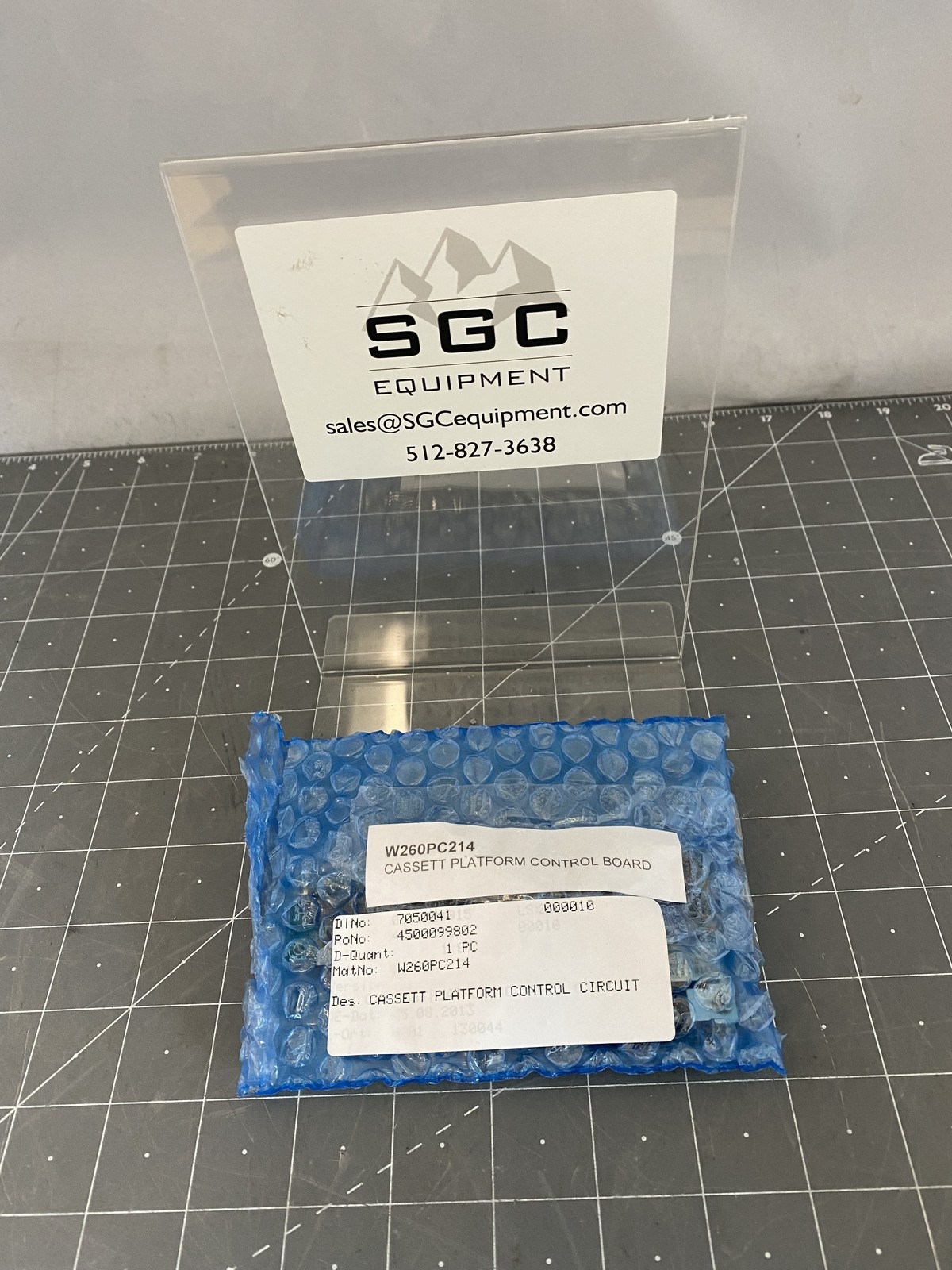 Karl Suss Cassette Platform Control Circuit PN: 4500099802