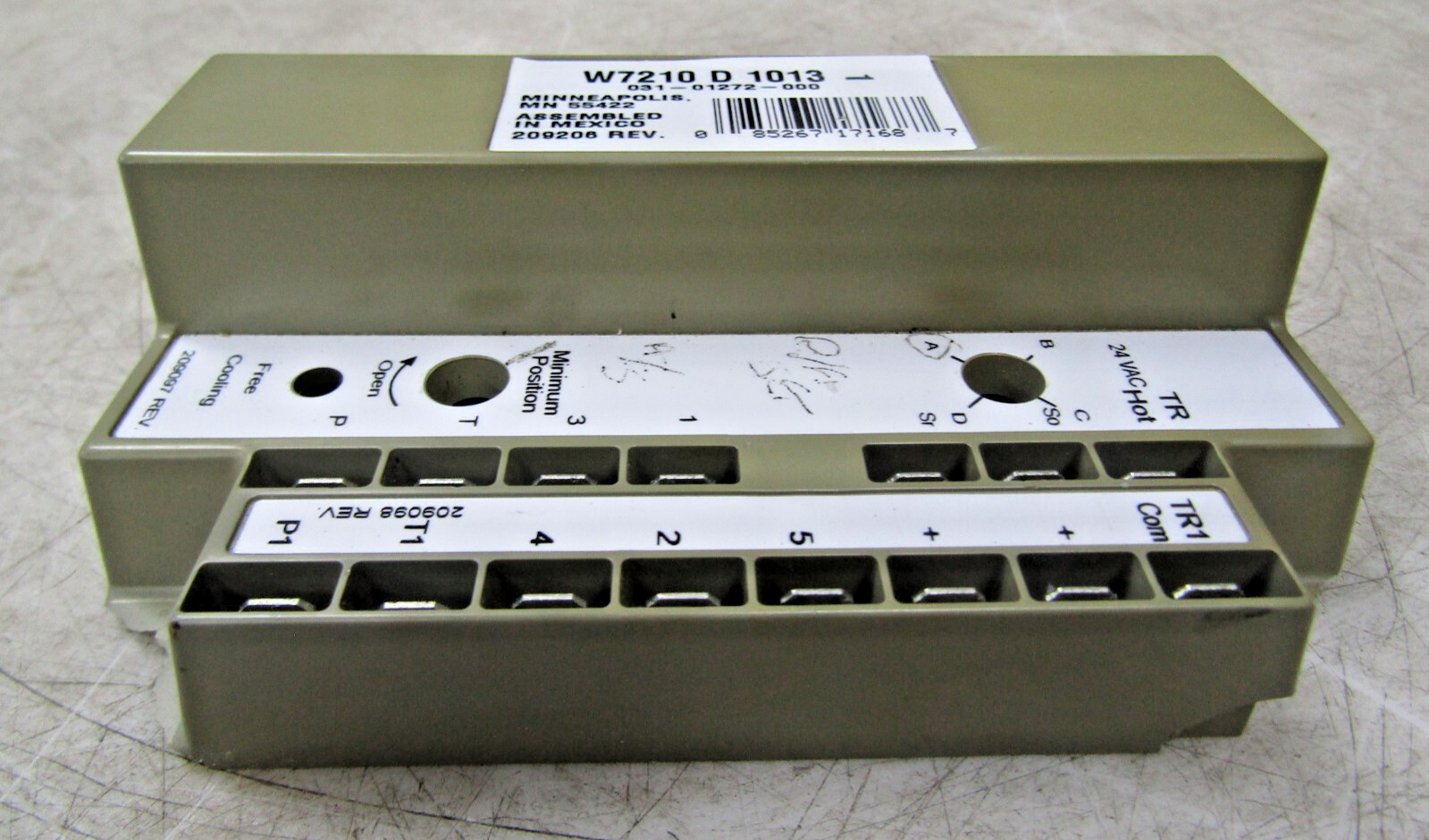 💥HONEYWELL W7210 D 1013 SOLID STATE ECONOMIZER 24 VAC