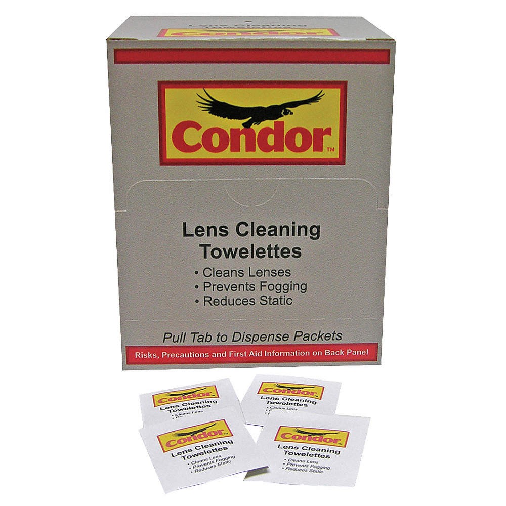CONDOR 44X059 Pre-Moistened Towelette Station,PK100 44X059