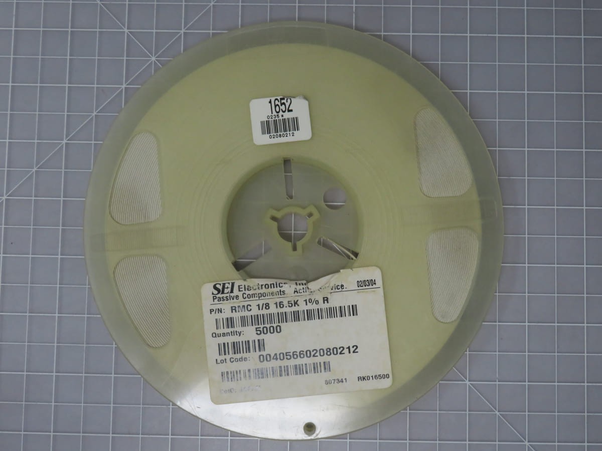 Lot of 2000 SEI RMC 1/8 16.5K 1% R RMCF0805FT16K5 X107931