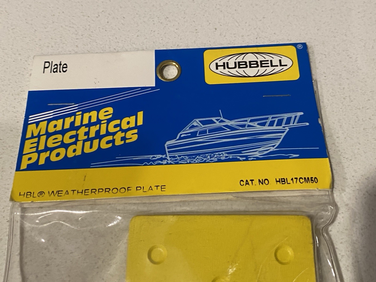 HUBBELL HBL17CM50 Weatherproof Plate Switch Cover – New Sealed