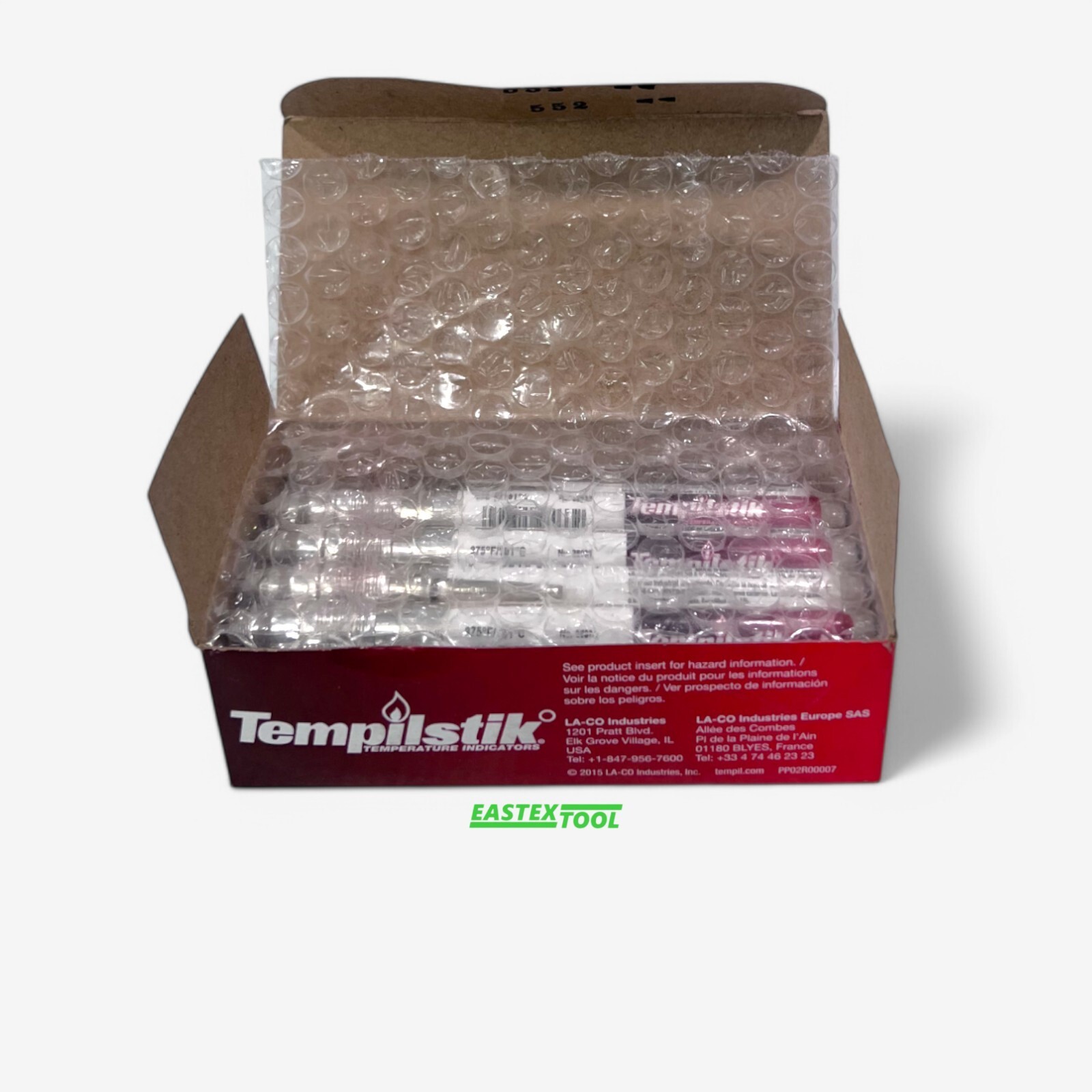 TEMPILSTIK 28033 TEMPERATURE INDICATING STICK , 375°F / 191°C BOX OF 10