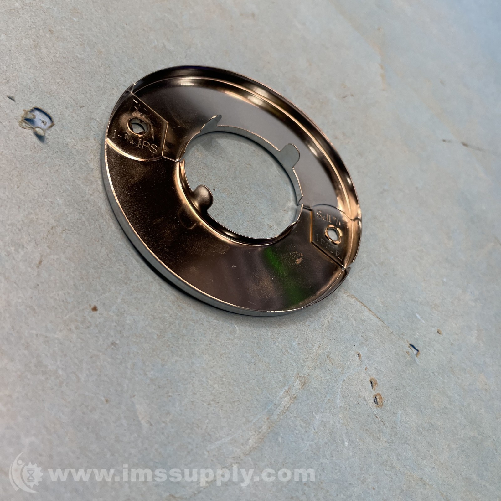 Polished Chrome Floor & Ceiling Plate 1 1/4in FNIP