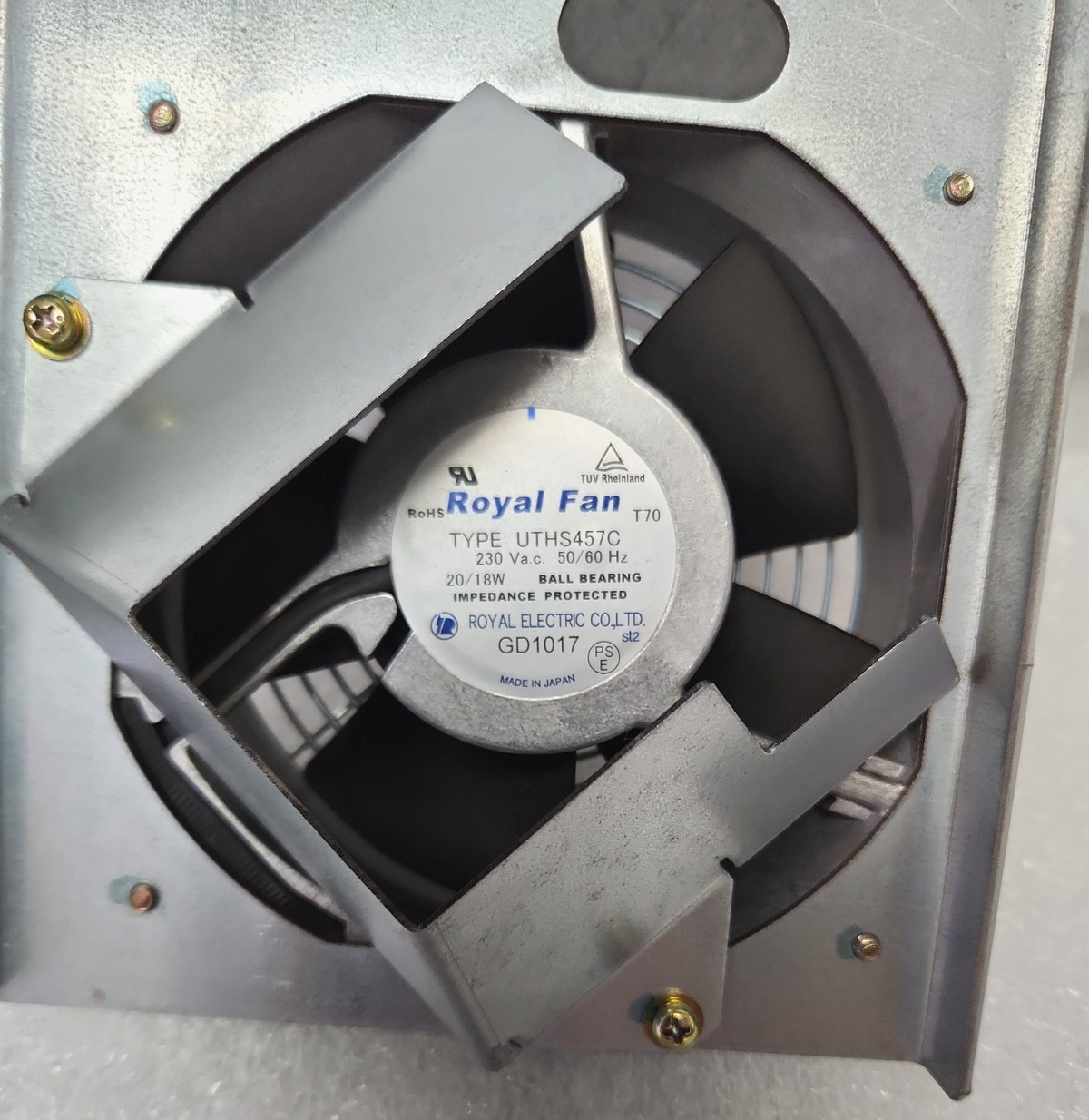 Fanuc A04B-0815-D362 Fan Mount with Royal Fan UTHS457C 230Vac