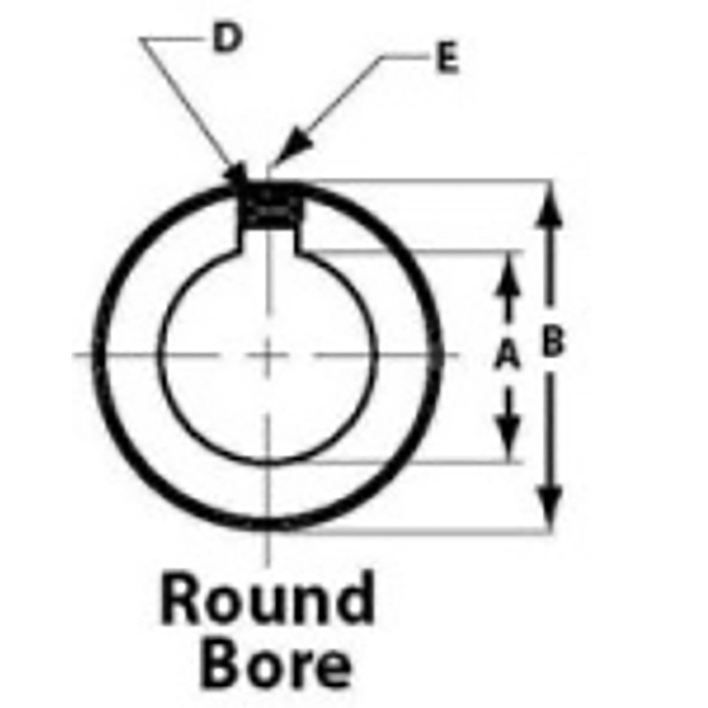 New 1″ Round Bore Steel Shaft Rigid Coupler Coupling with 1/4″ Keyway SHFTR-1604