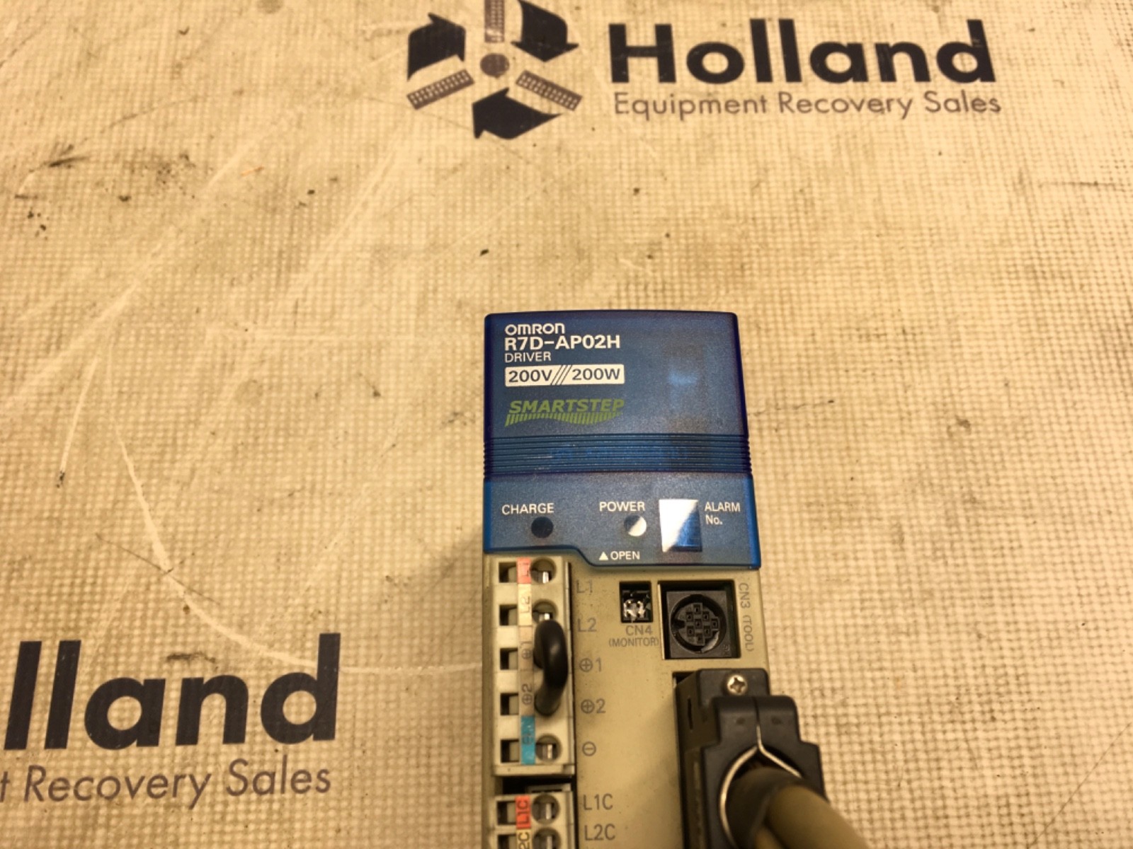 Omron smart step driver, R7D-AP02H, 200V 200W, pre-owned, (ADI-1480)