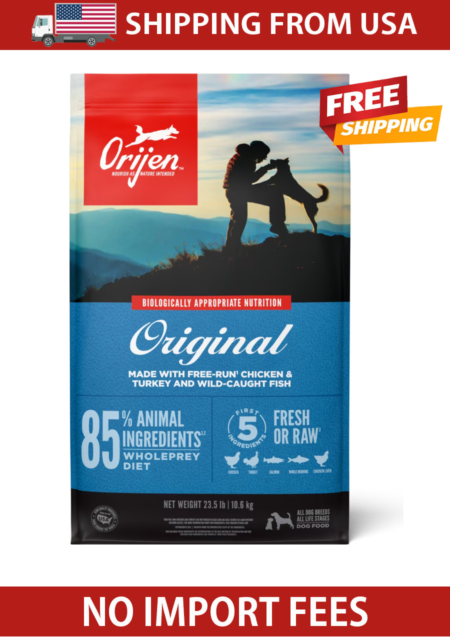 ORIJEN Original Grain-Free High-Protein Dry Dog Food, 23.5-lb bag