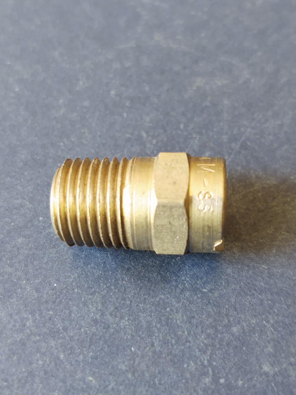 Delavan ¼ M-SS (Stainless Steel) Flat Spray Nozzle – WF-40 50⁰ Spray Angle NEW
