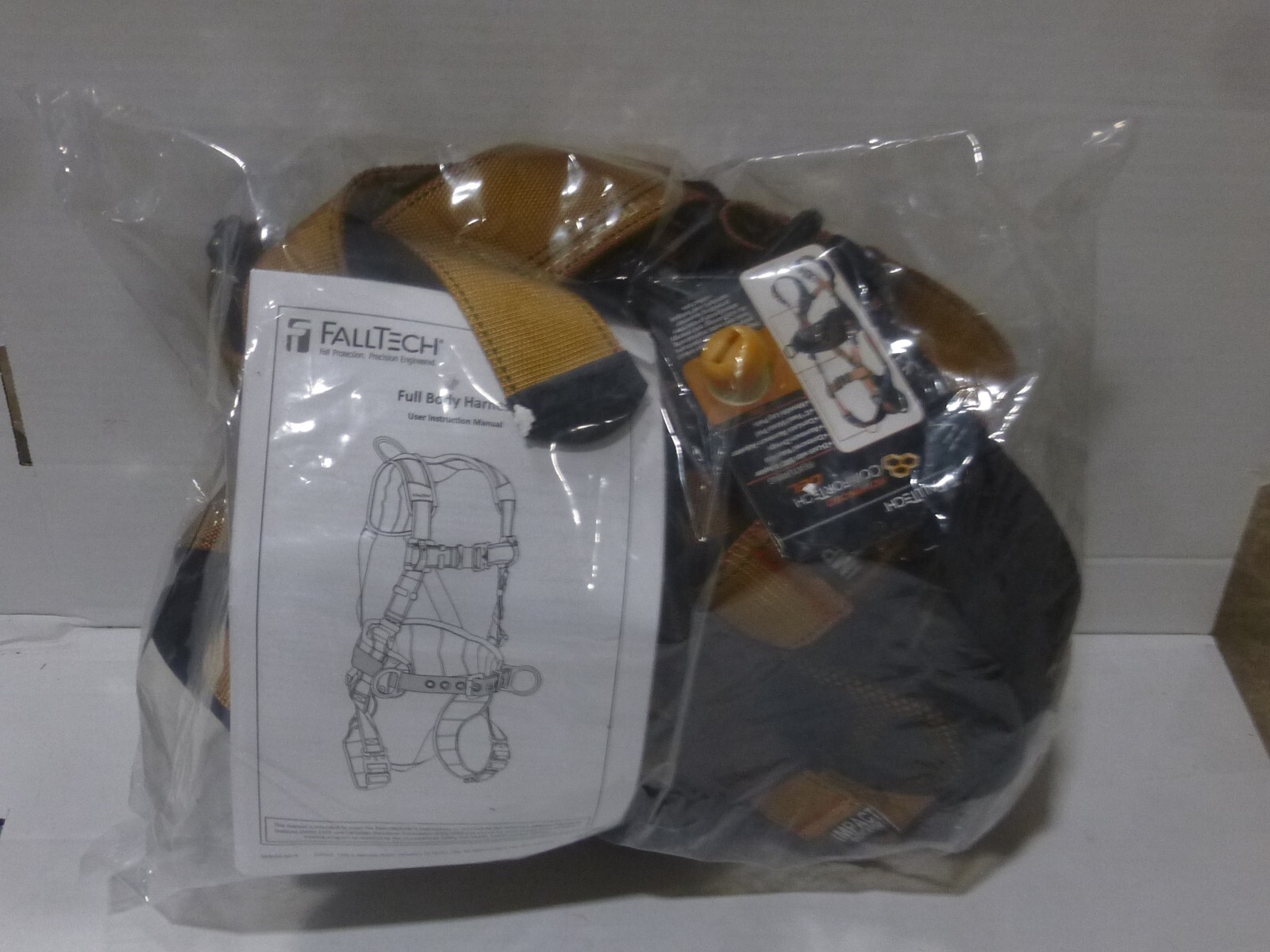 Fall Tech Full Body Harness: Construction/Gen Industry/Positioning, Vest Harness
