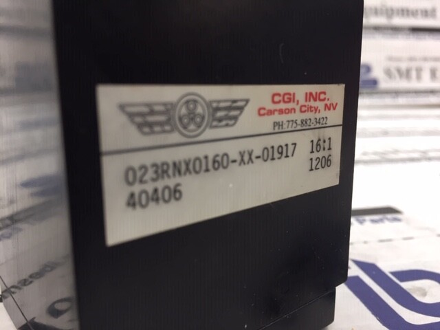 CGI Inc. Gear Head – 023RNX0160-XX-01917 w/Warranty